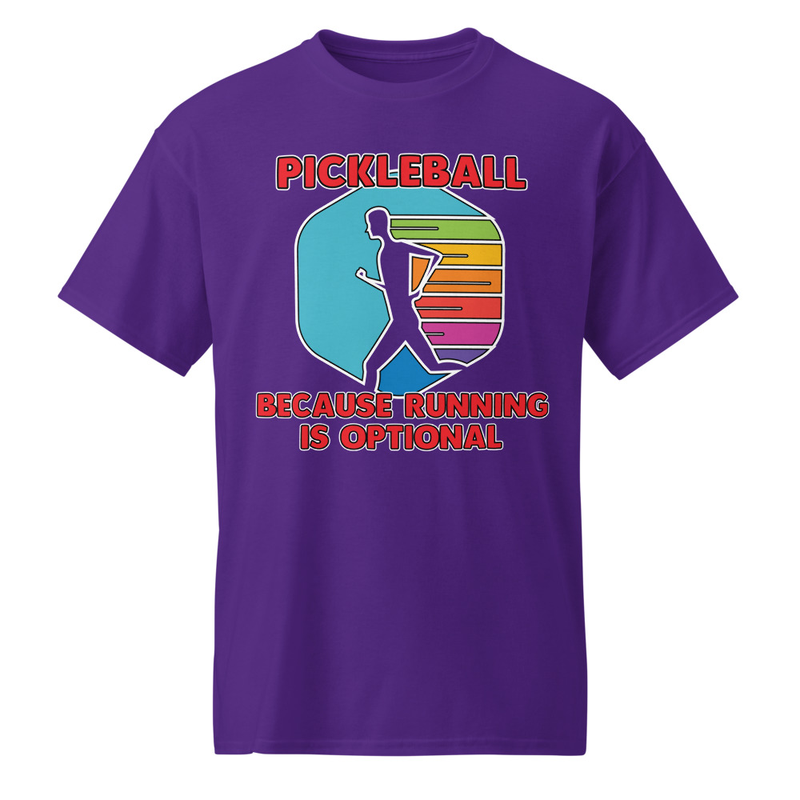 "Pickleball - Because Running is Optional" DryBlend® Shirt 