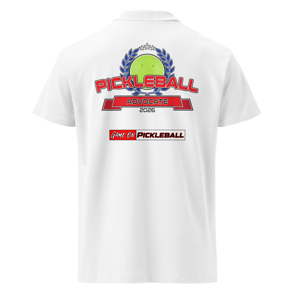(EXCLUSIVE) Pickleball Advocate Unisex Premium Pique Polo Shirt