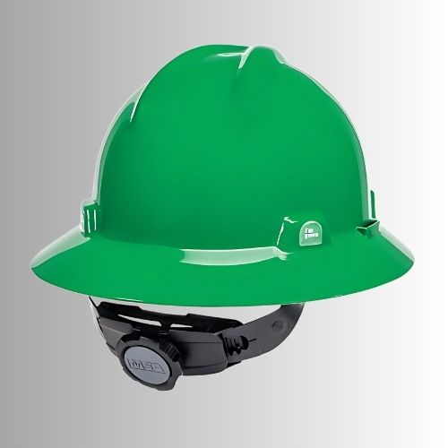 MSA V-Gard Full Brim Hard Hats