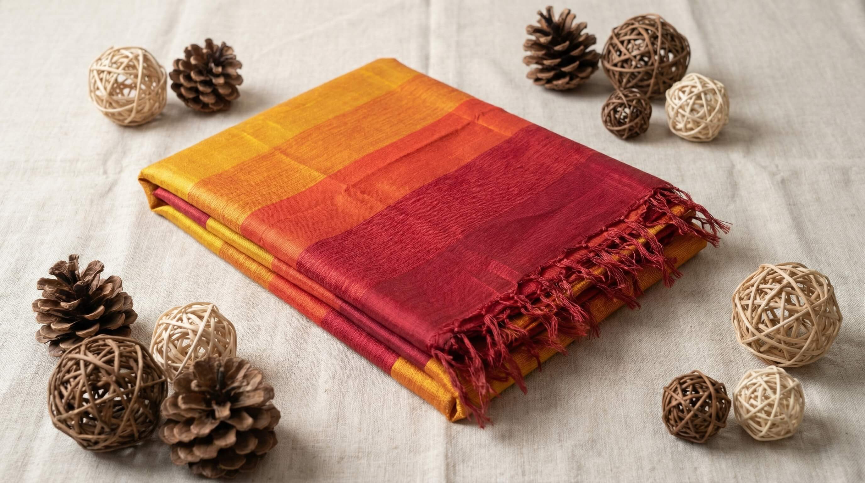 Châle en Soie de Sabra – Terre d'Atlas