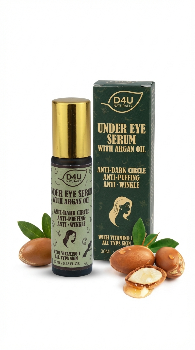 Sérum Contour des Yeux Regard Éclatant – Huile d’Argan & Antioxydants