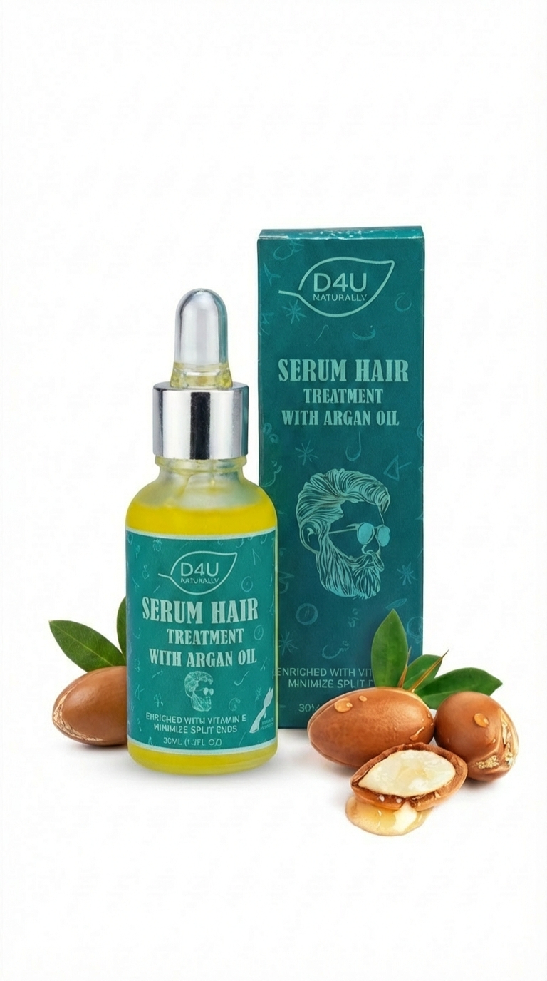 Sérum Capillaire Réparateur à l'Argan 30ML | D4U Naturally