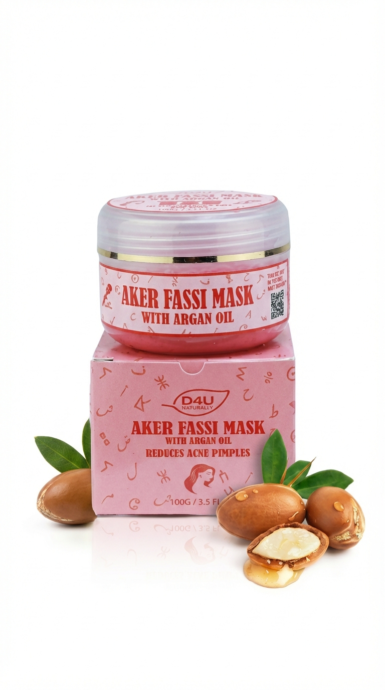 Masque Éclat Aker Fassi & Argan 100G | D4U Naturally
