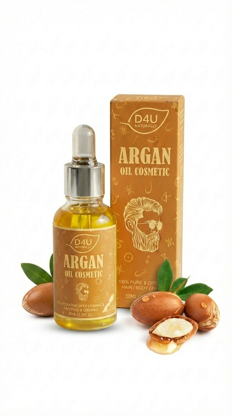 Huile d'Argan Cosmétique Pure 30ML | D4U Naturally