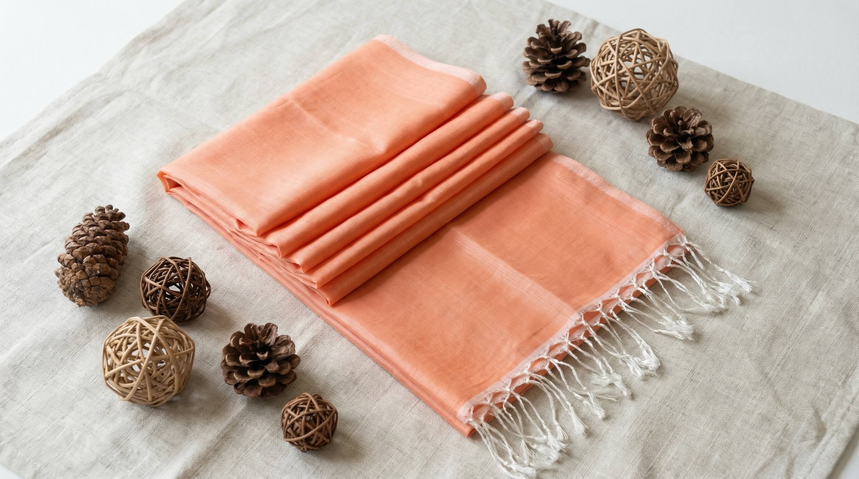 Châle en Soie de Sabra – Pêche de l'Atlas