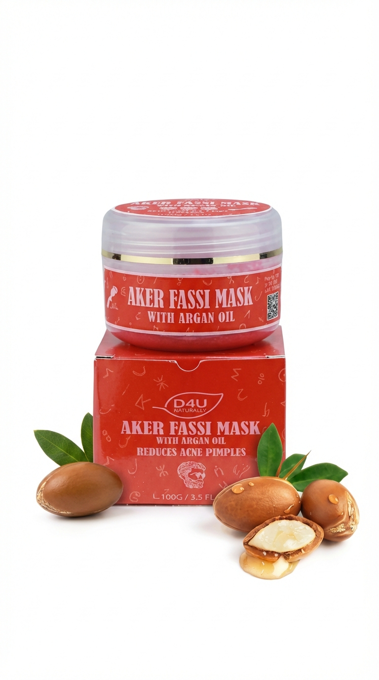 Masque Éclat Aker Fassi & Argan 100G | D4U Naturally