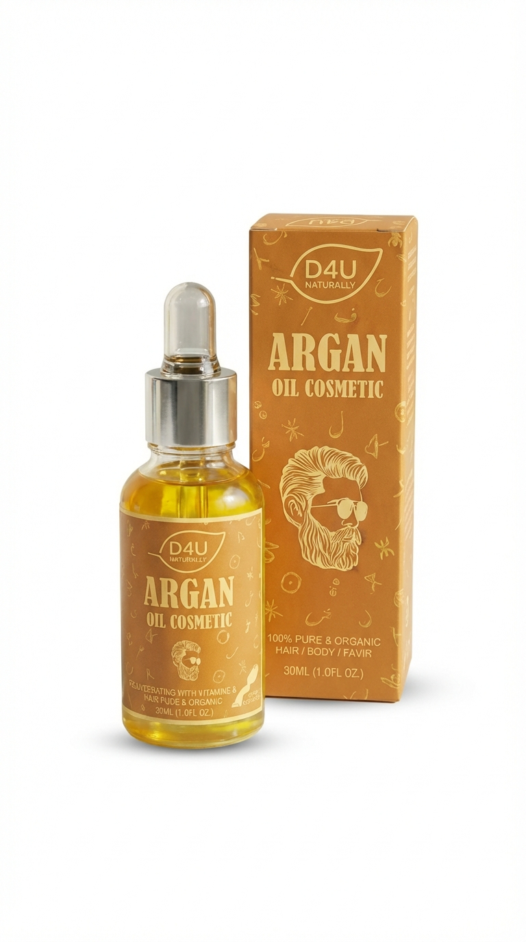 Huile d'Argan Cosmétique Pure 30ML | D4U Naturally