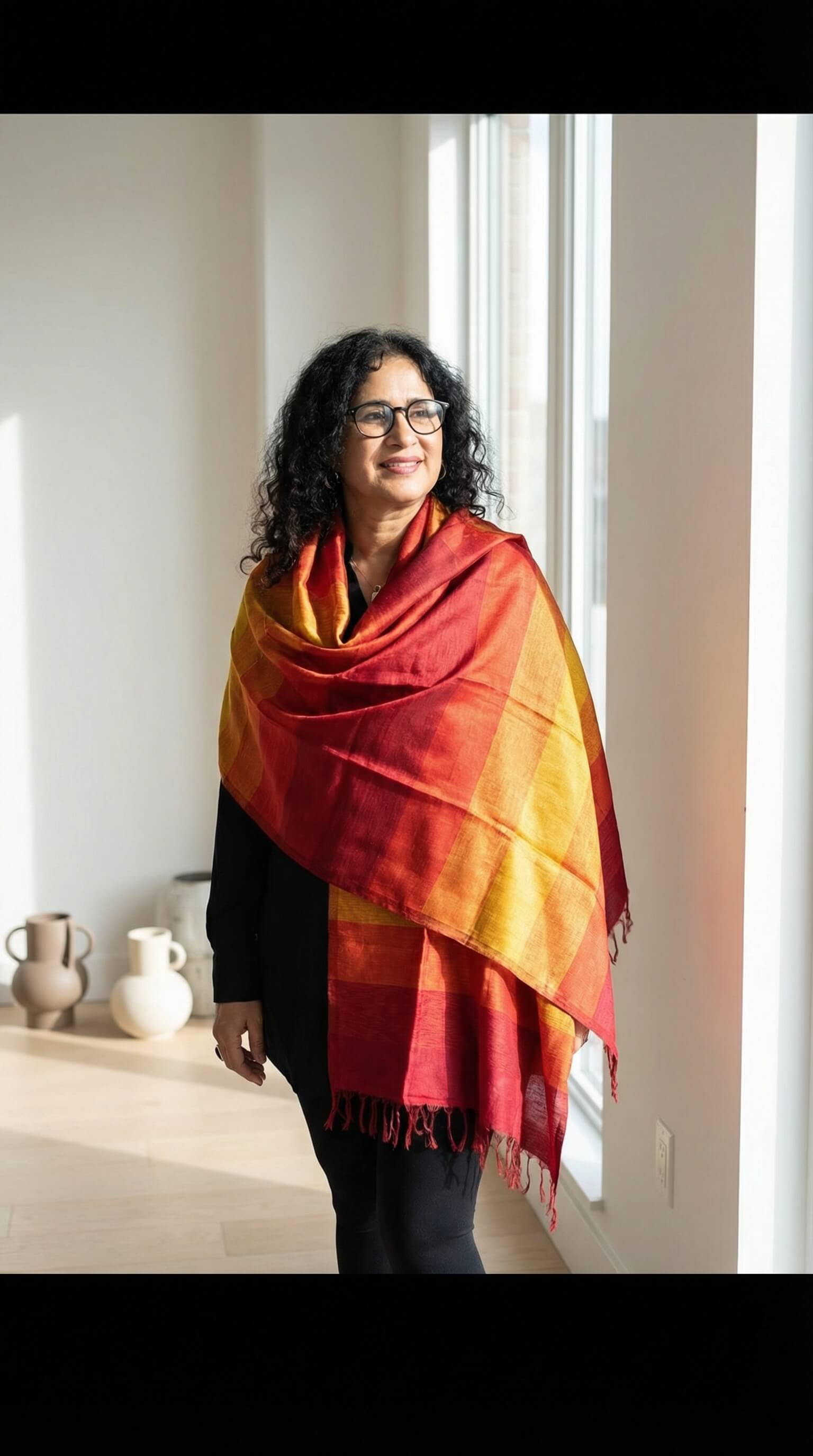 Châle en Soie de Sabra – Terre d'Atlas