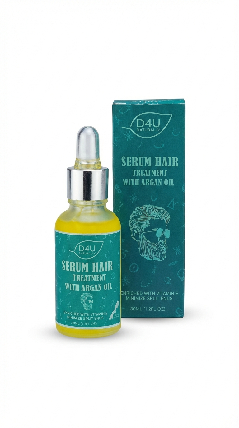 Sérum Capillaire Réparateur à l'Argan 30ML | D4U Naturally