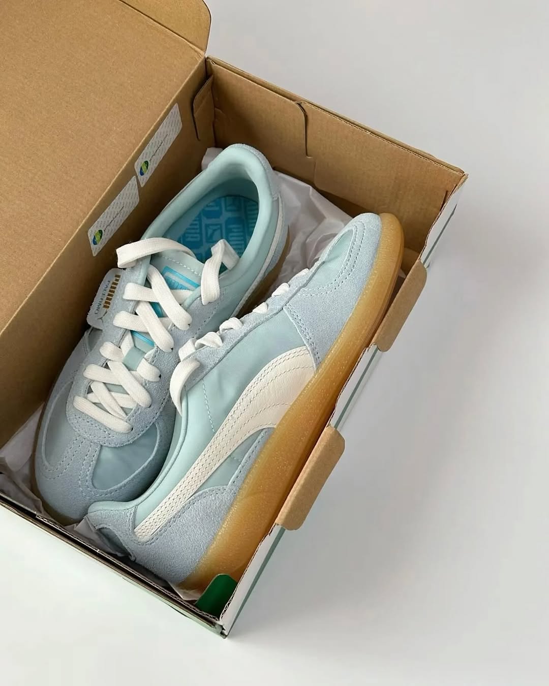 Puma Palermo Pastel Blue Sneakers
