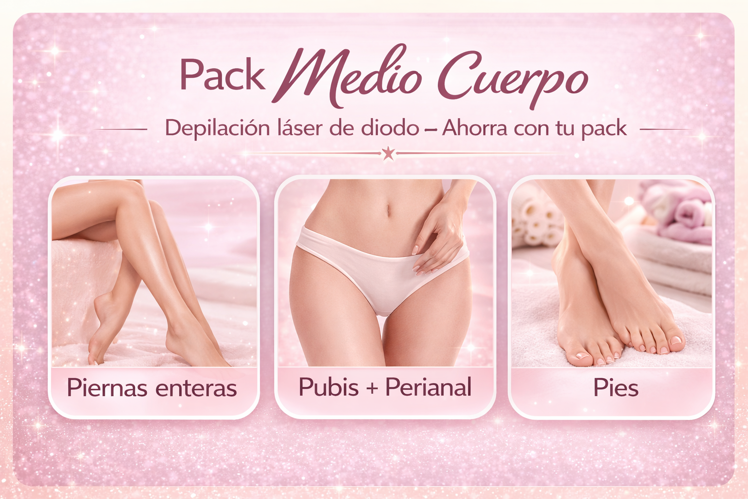 Depilación Láser Diodo Packs