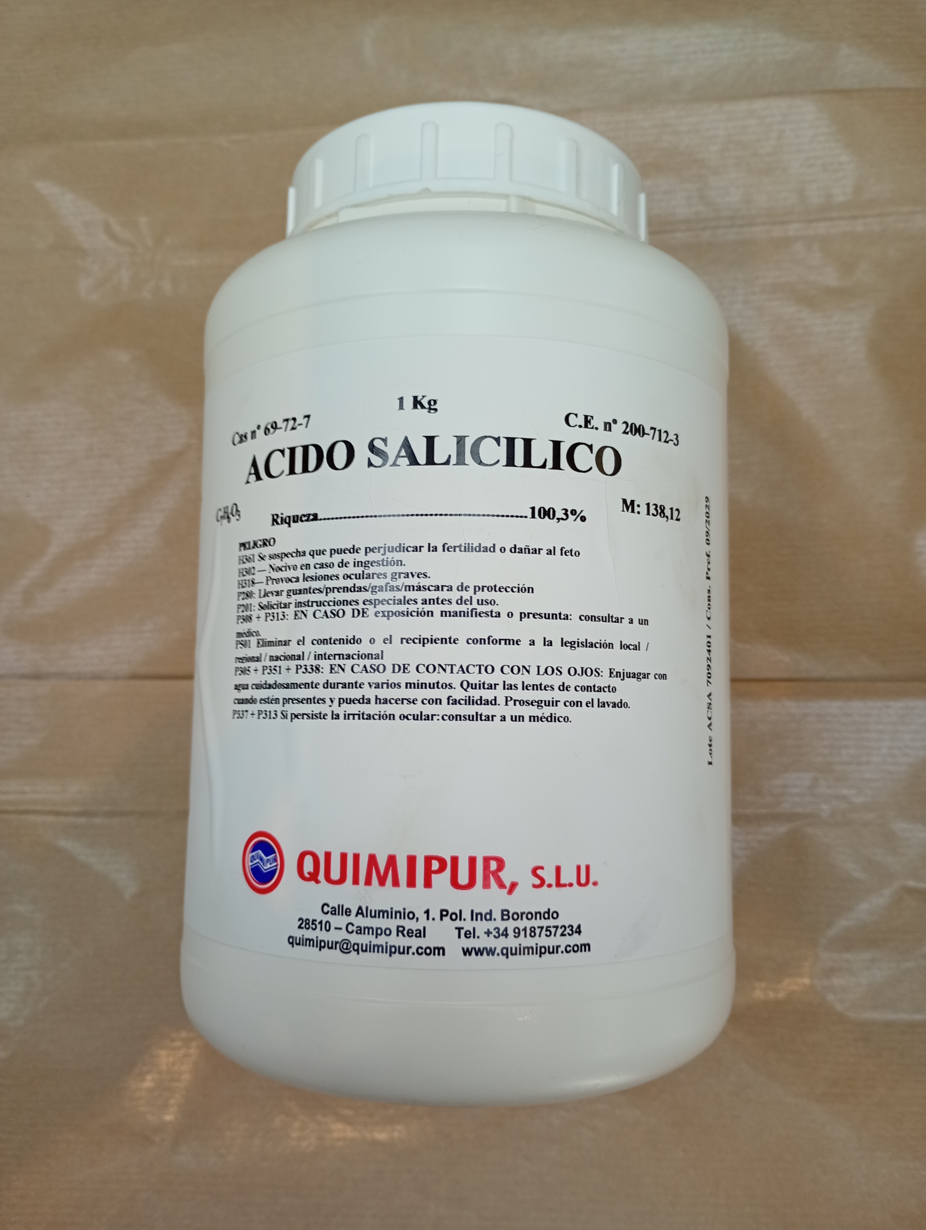 Ácido Salicílico 1 kg