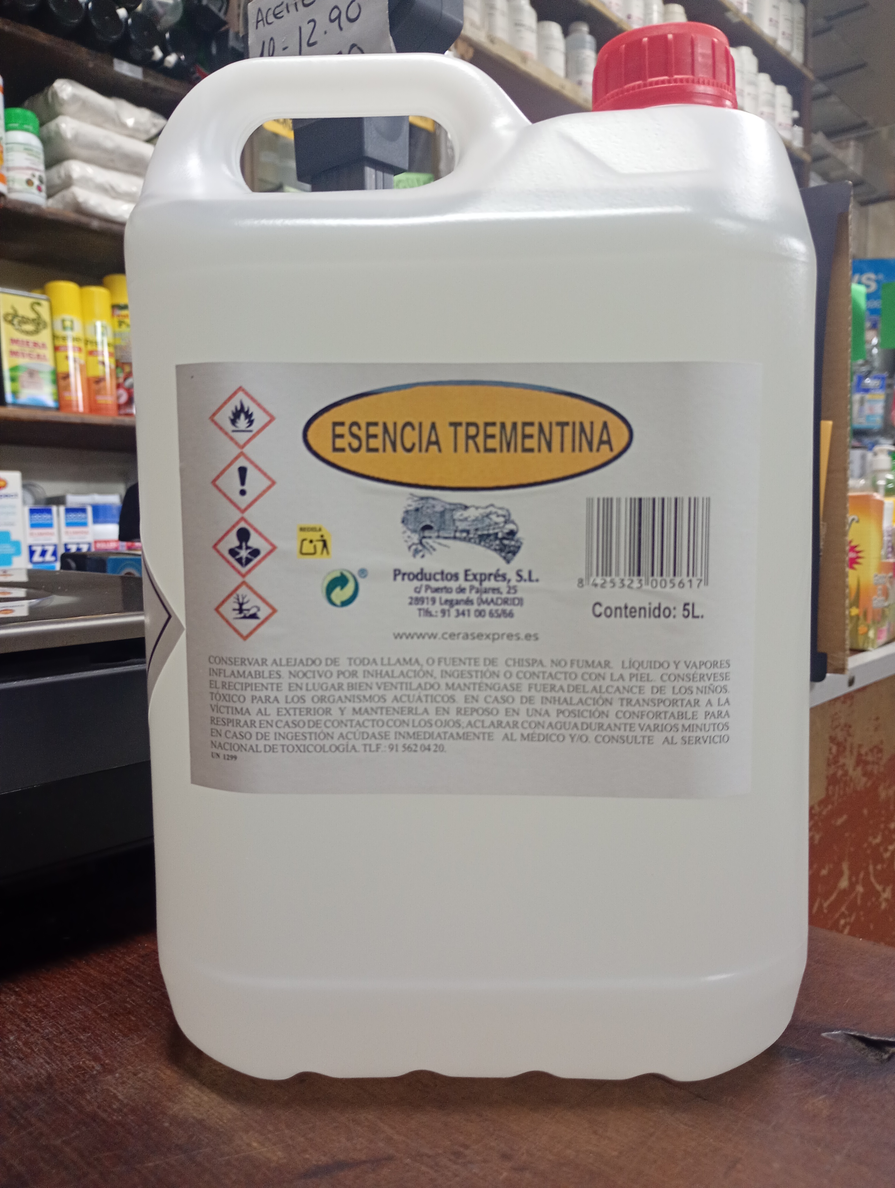 Esencia de Trementina