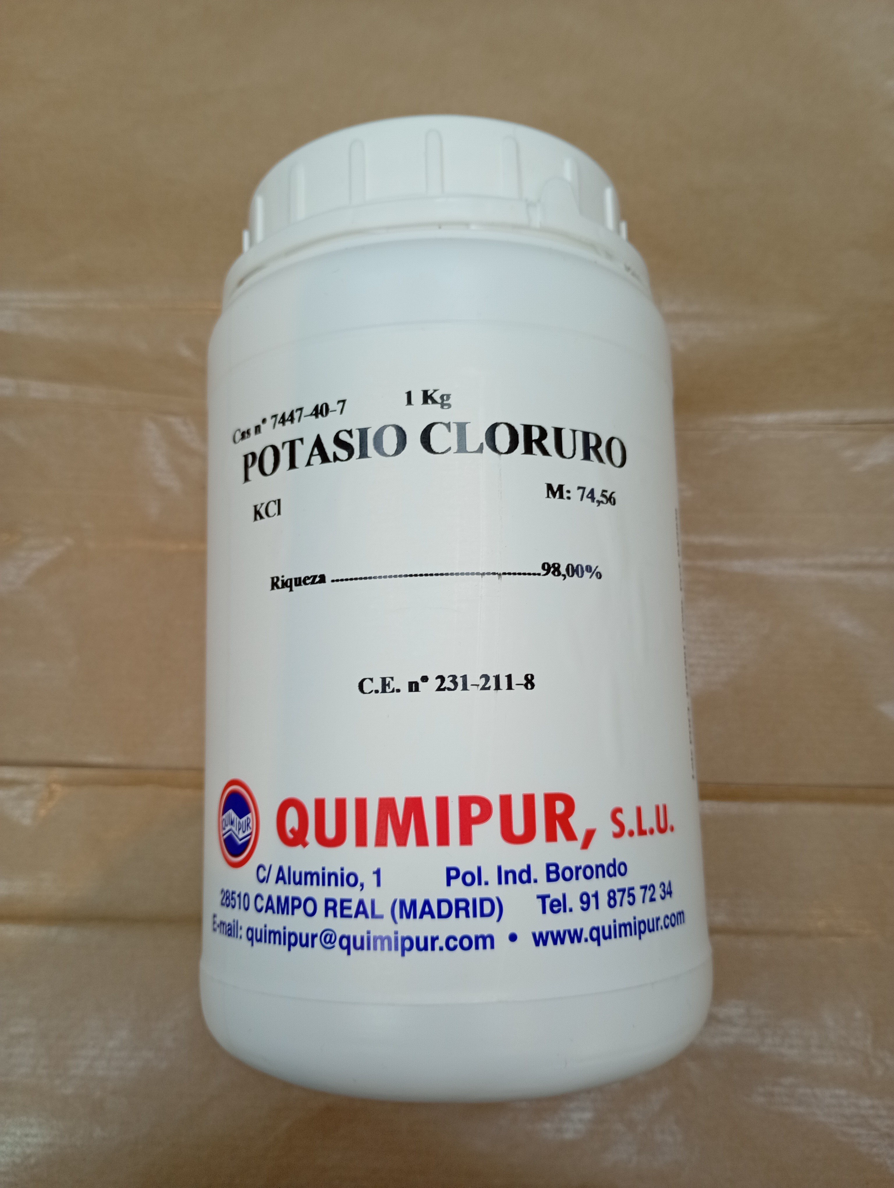 Potasio Cloruro 1 kg