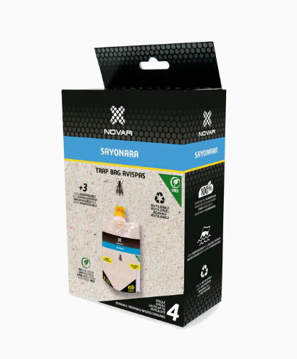 NOVAR SAYONARA TRAP BAG 4 UNIDADES