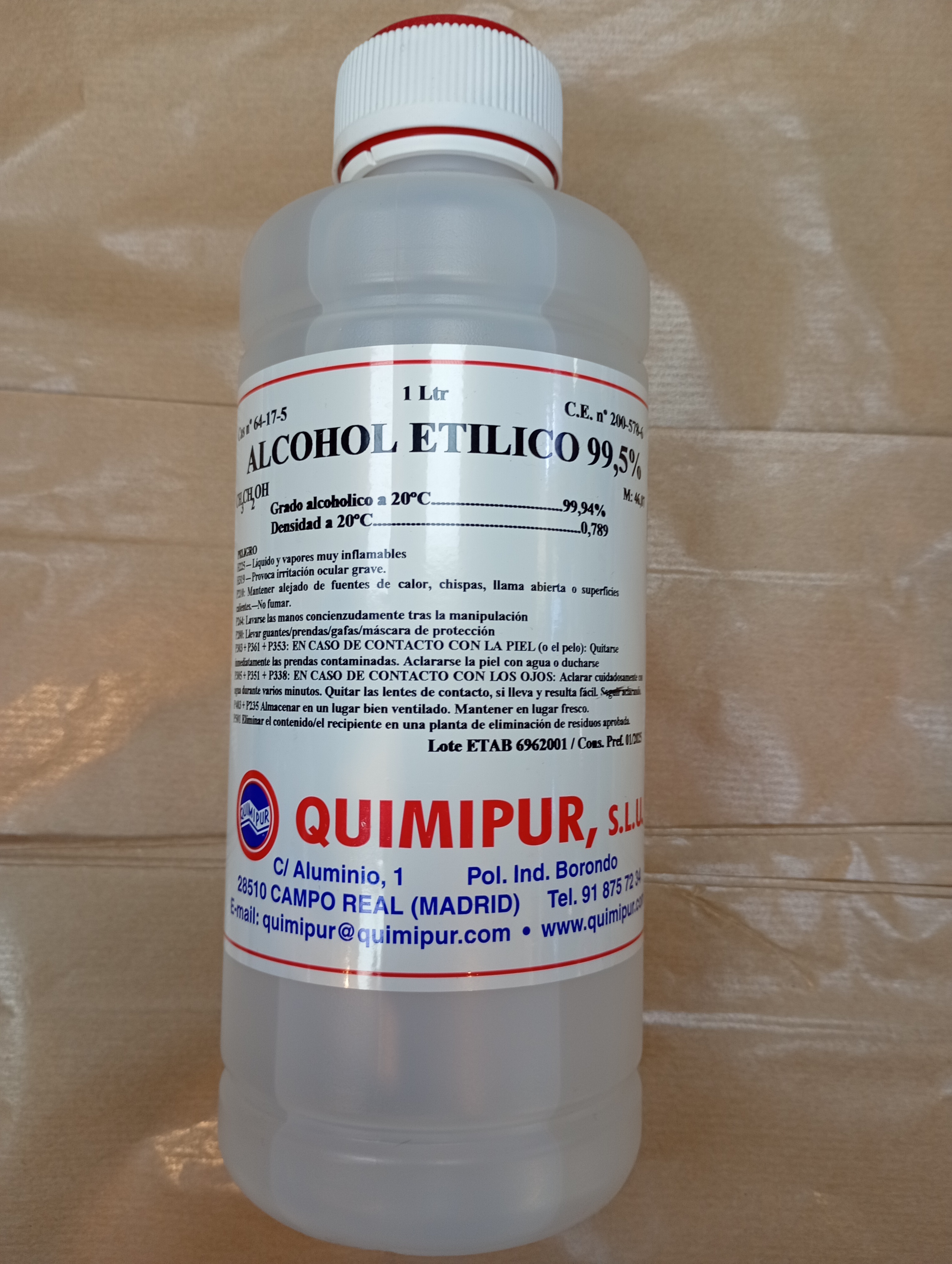 Alcohol Etílico 99,5%