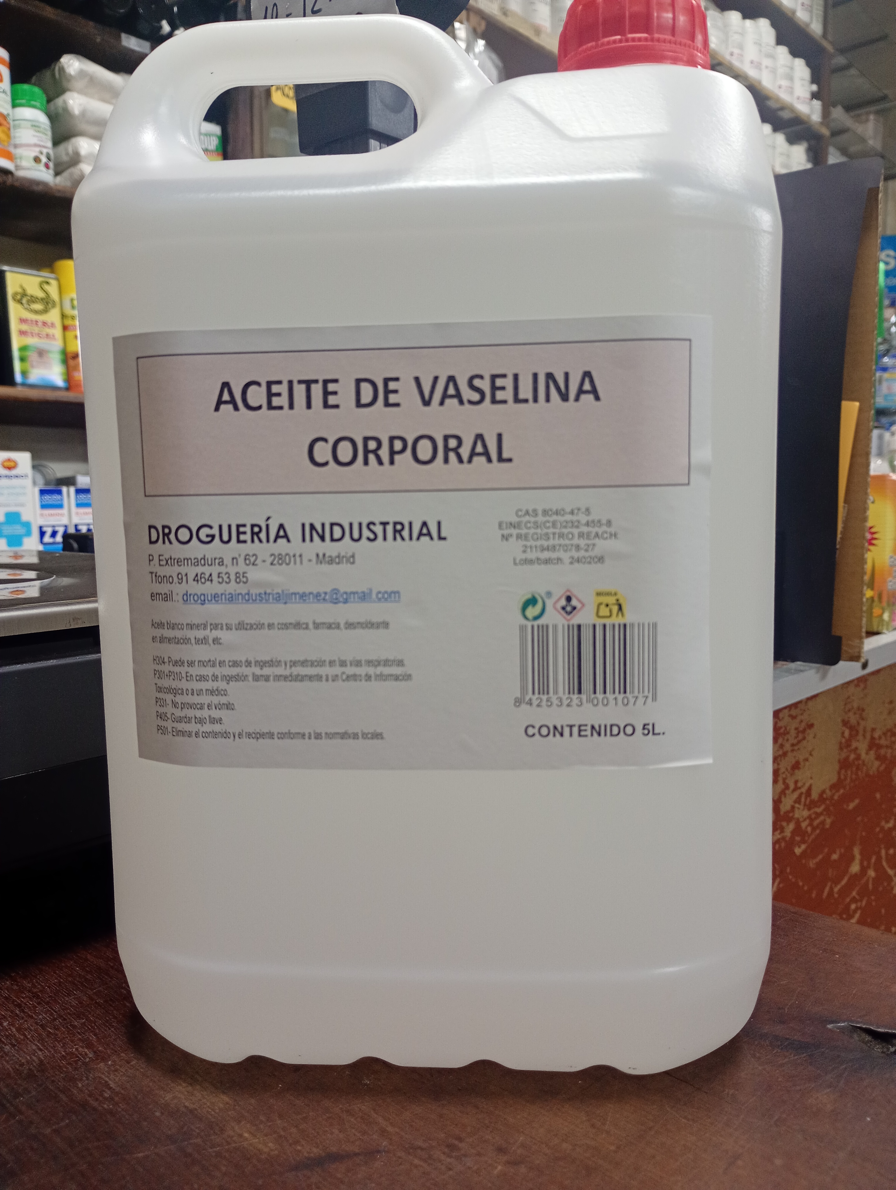 Aceite de Vaselina Corporal