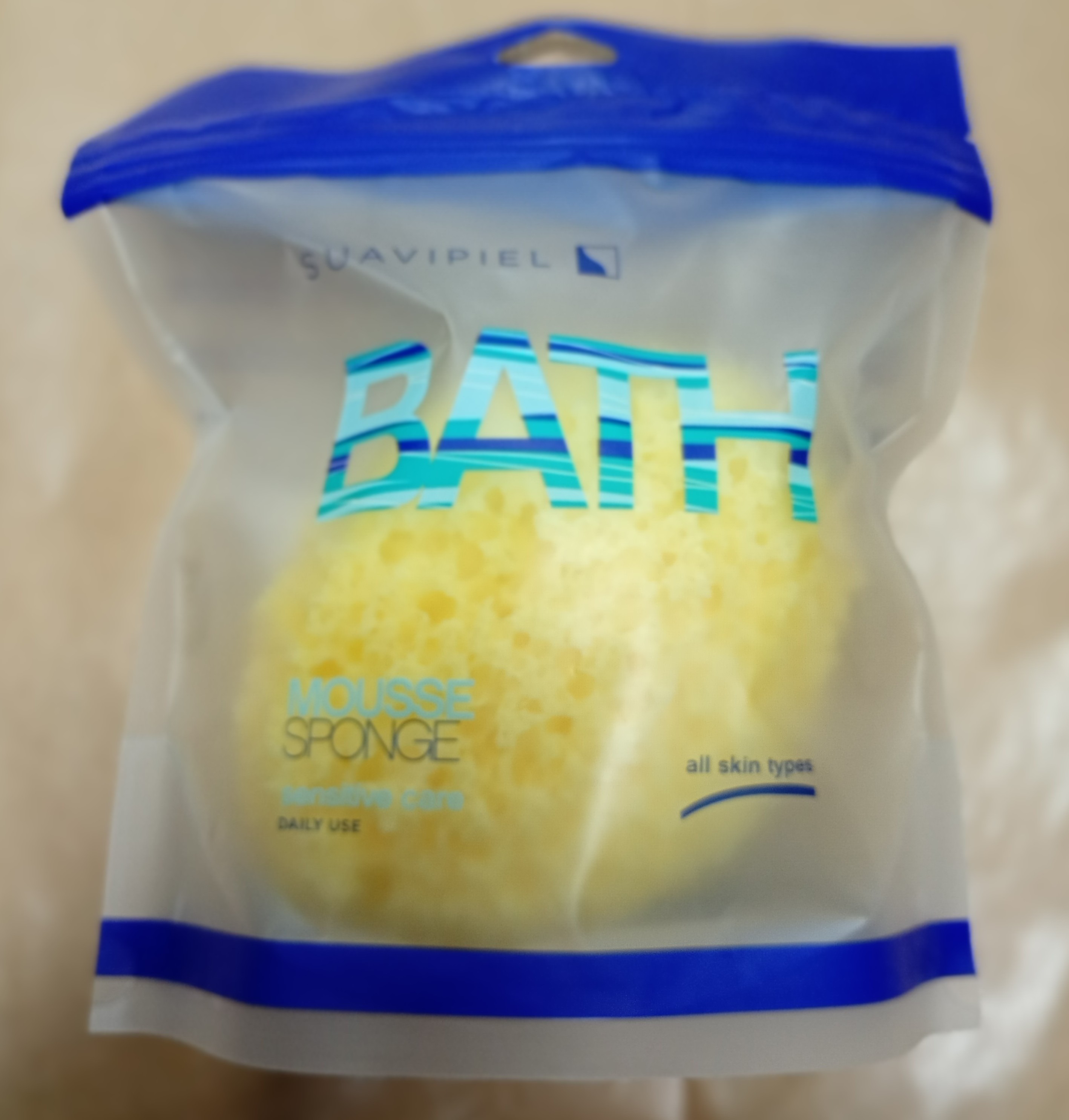 Esponja de baño natural