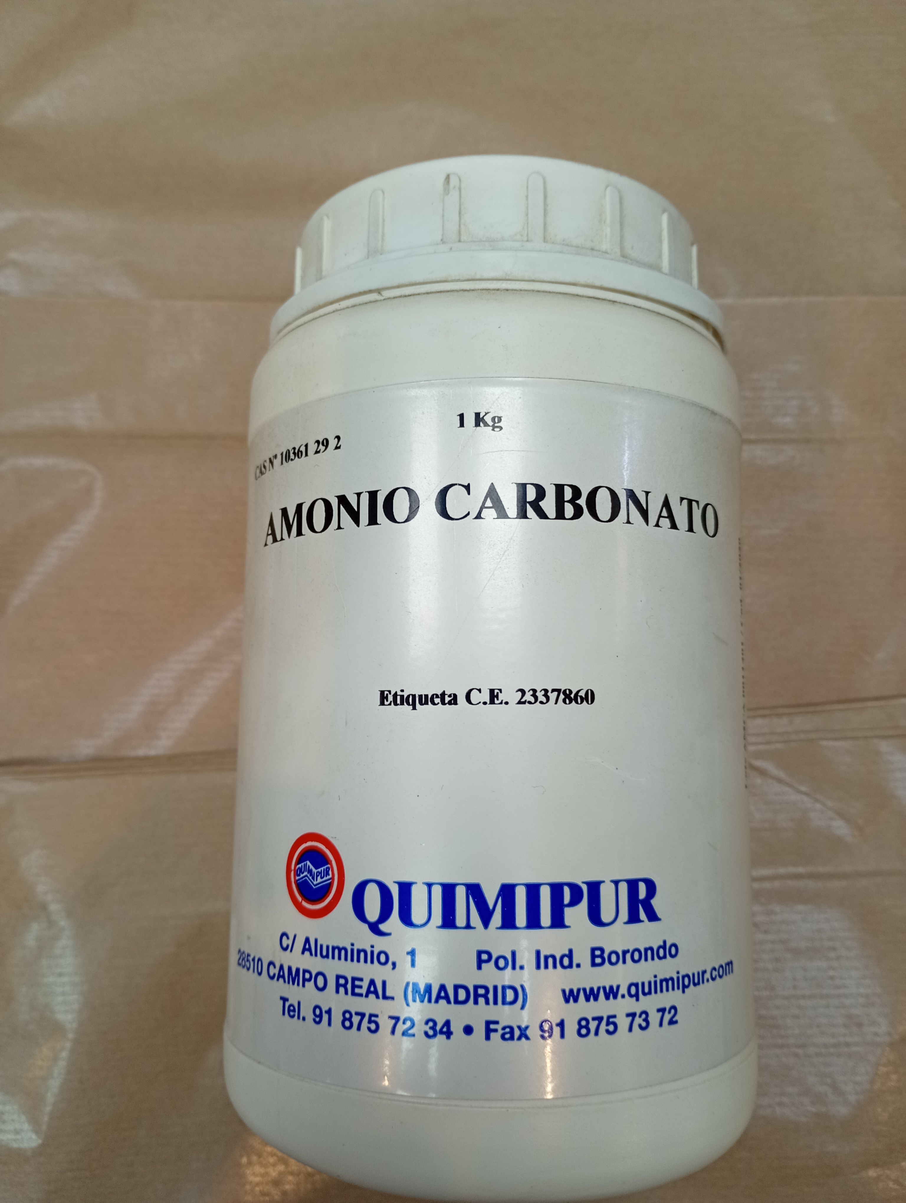 Carbonato de Amonio 1 kg