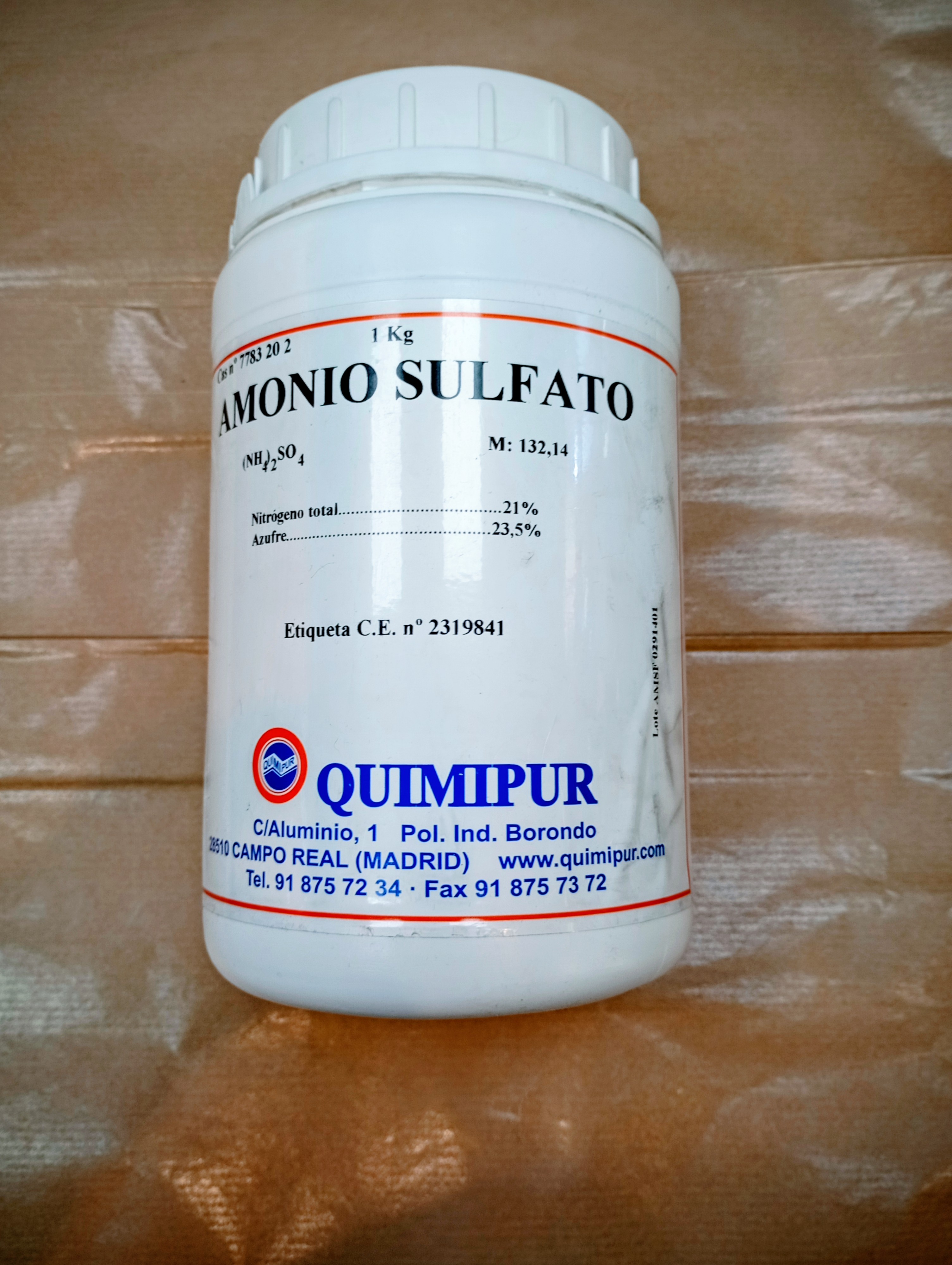 Sulfato de Amonio 1 kg