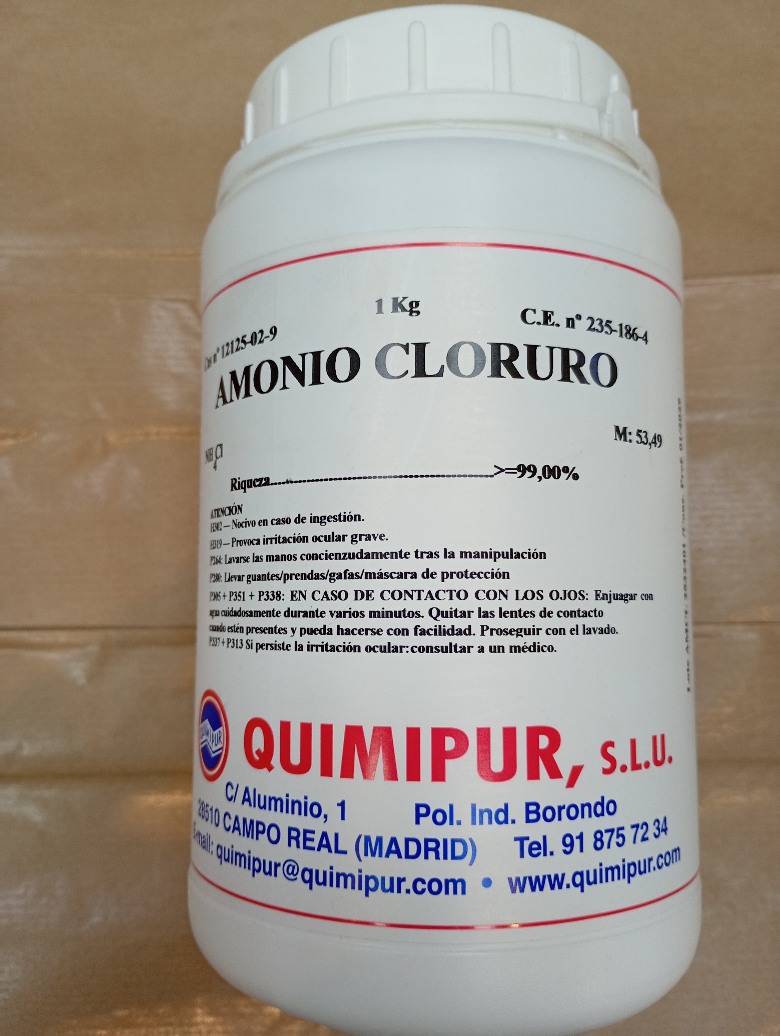 Cloruro de Amonio 1kg
