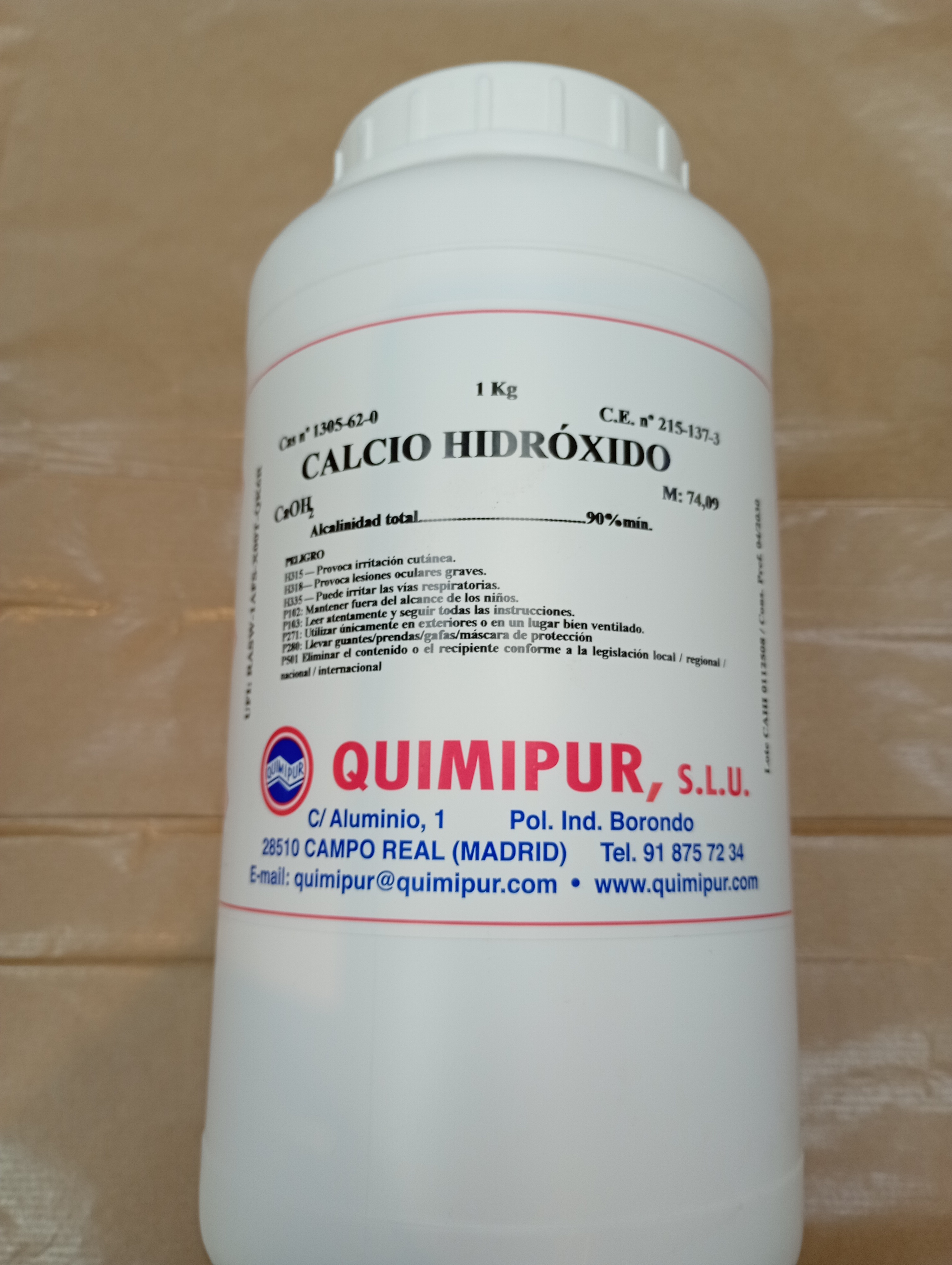 Calcio Hidróxido 1kg