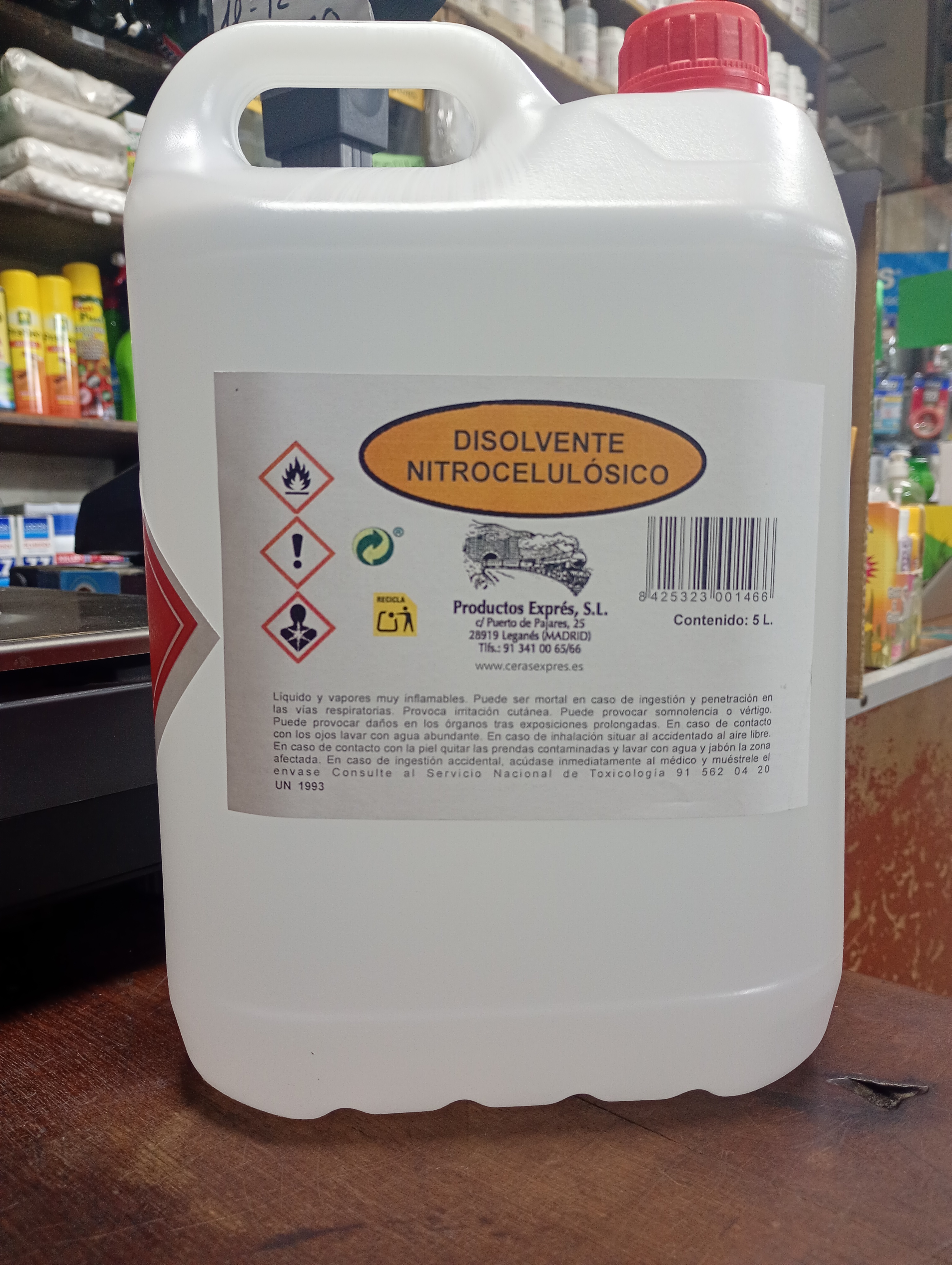 Disolvente Nitrocelulósico