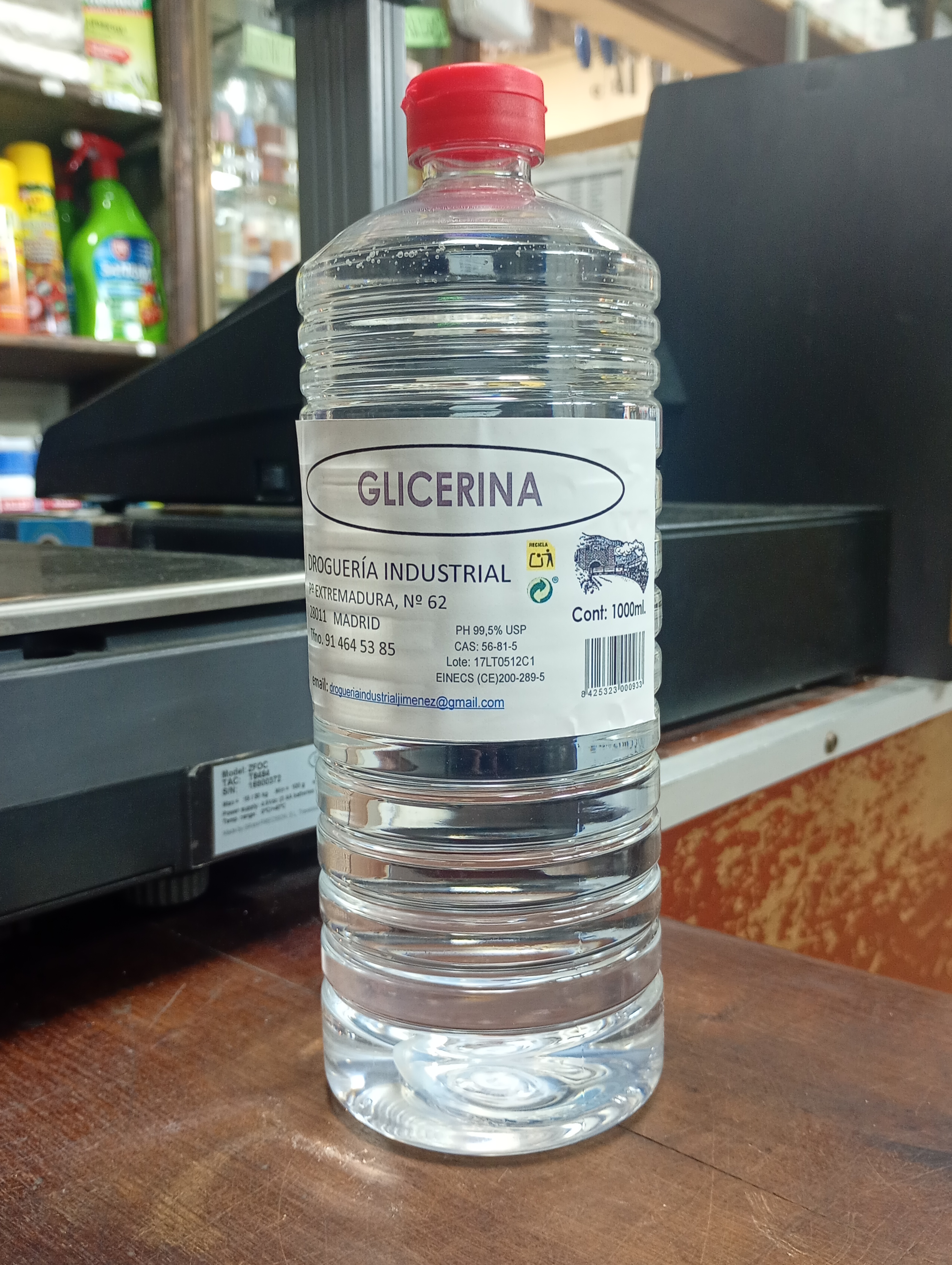 Glicerina Líquida 1L