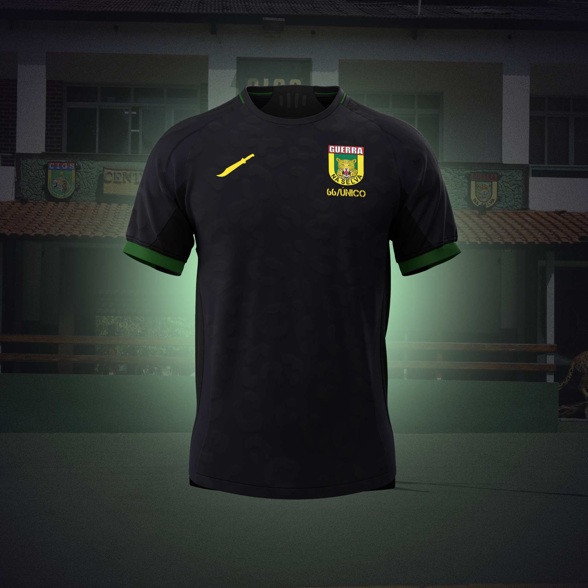 EDIÇÃO ESPECIAL: ONÇA PRETA - Camisa Guerreiro de Selva Masculino