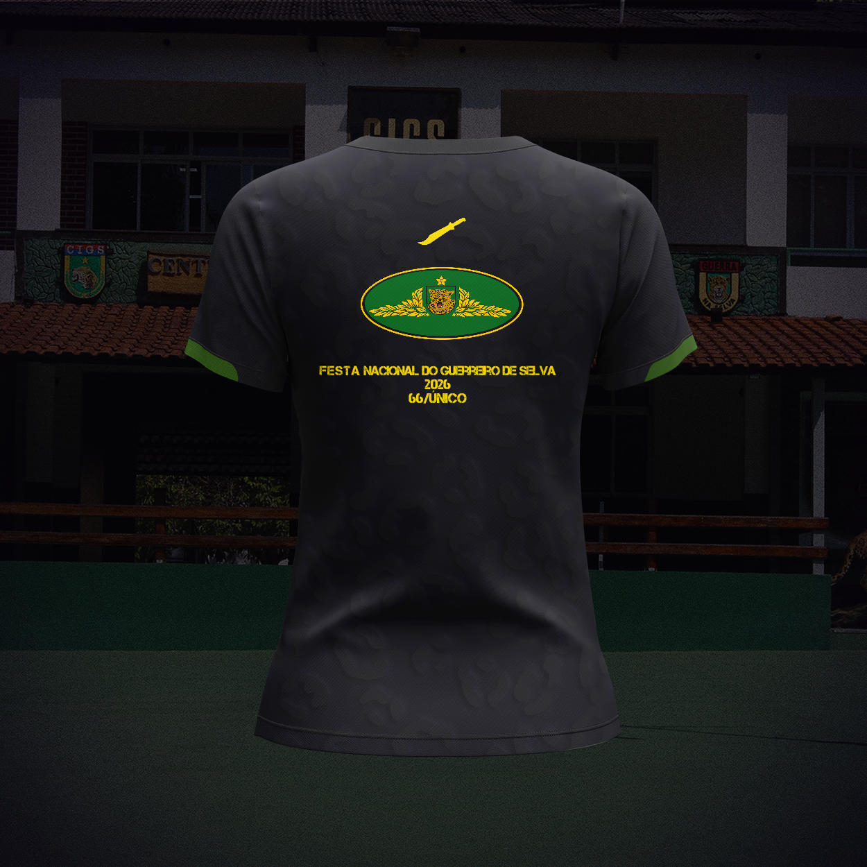 EDIÇÃO ESPECIAL: ONÇA PRETA - Camisa Guerreiro de Selva Feminino