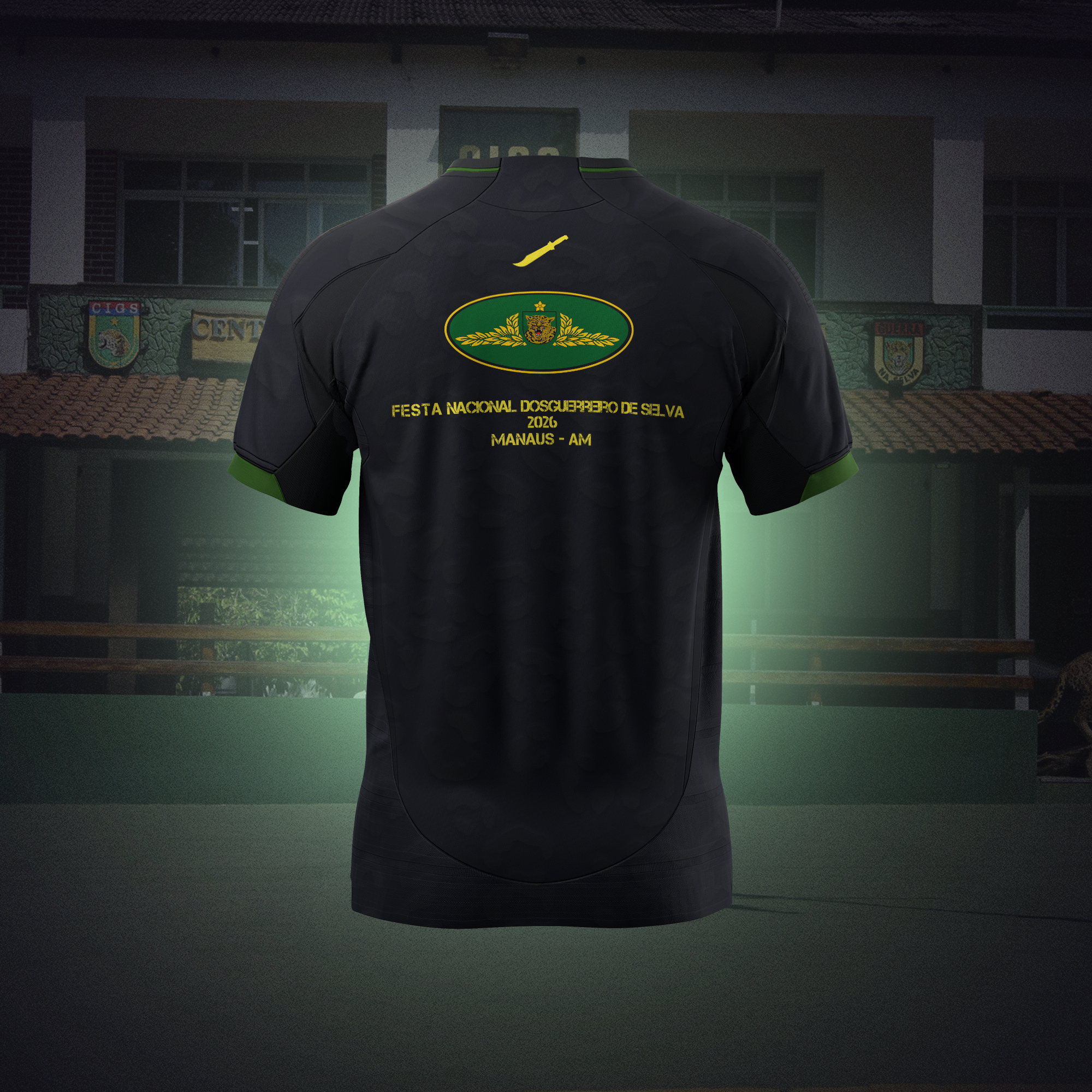 EDIÇÃO ESPECIAL: ONÇA PRETA - Camisa Guerreiro de Selva Masculino