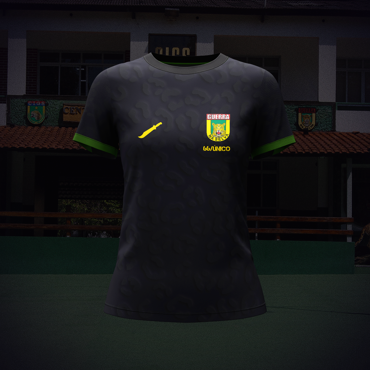 EDIÇÃO ESPECIAL: ONÇA PRETA - Camisa Guerreiro de Selva Feminino