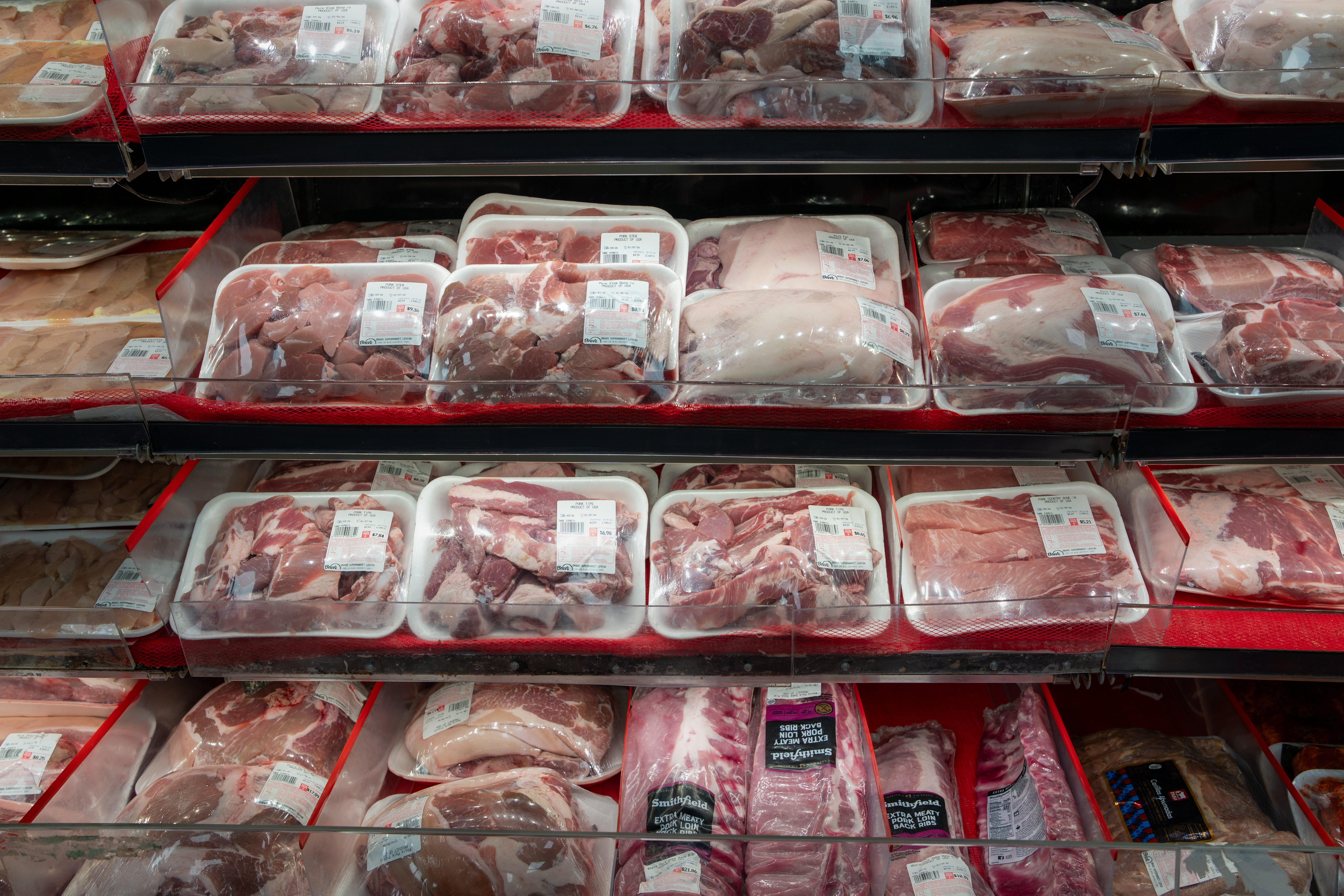 Carne fresca empacada