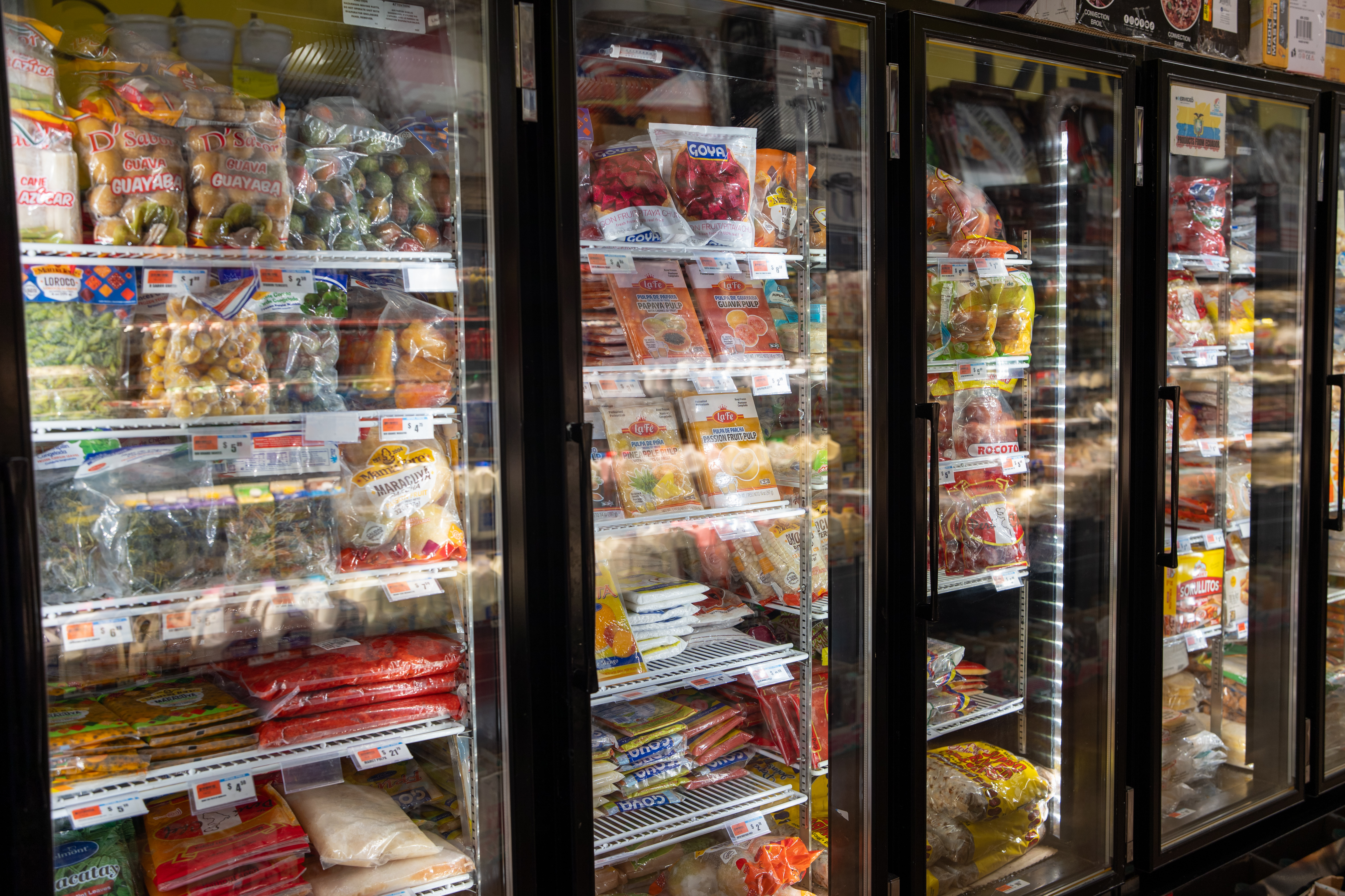 Productos congelados variados