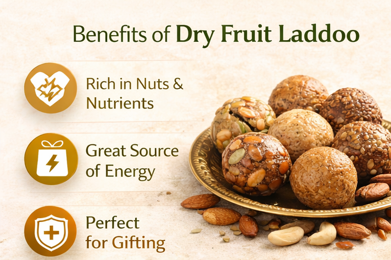 Nutty Dry Fruit Laddus