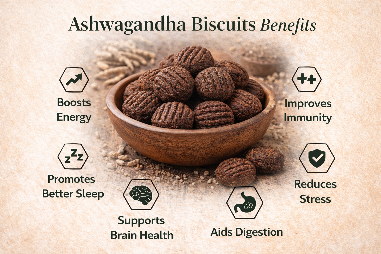 Ashwaghadha Biscuits