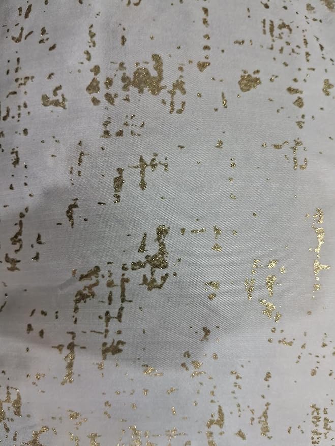 Tiflor Premium Festive Cushion Covers – White | 16x16 Inch | Foil Print & Zari Work | Soft Polyester (Set of 5)