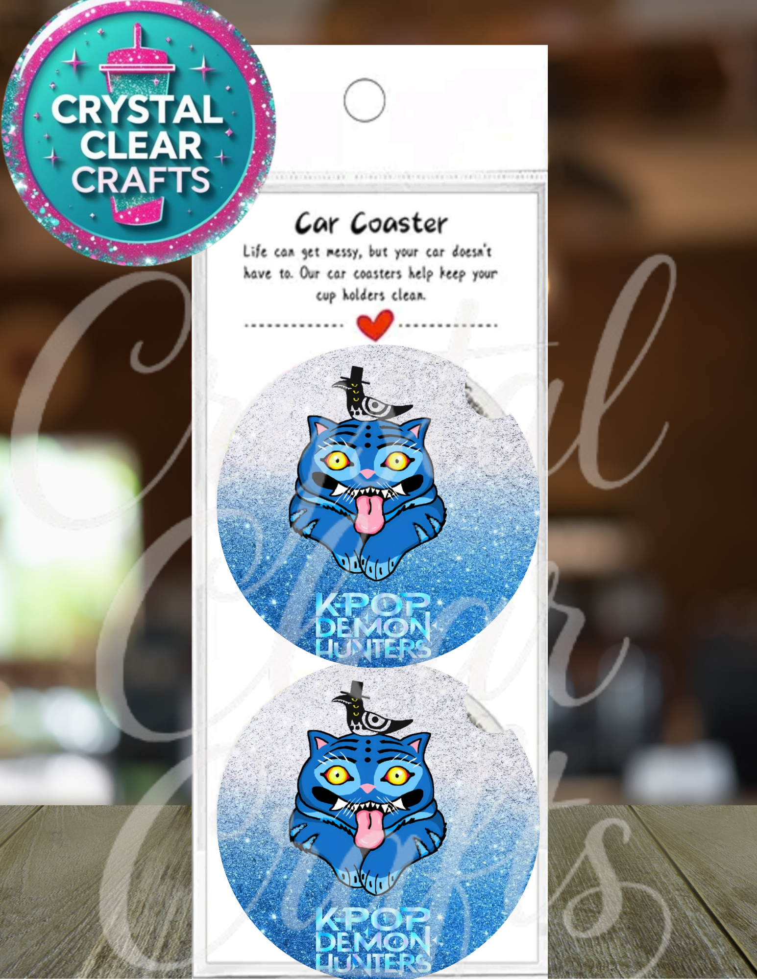 Anime Inspired Car Coaster