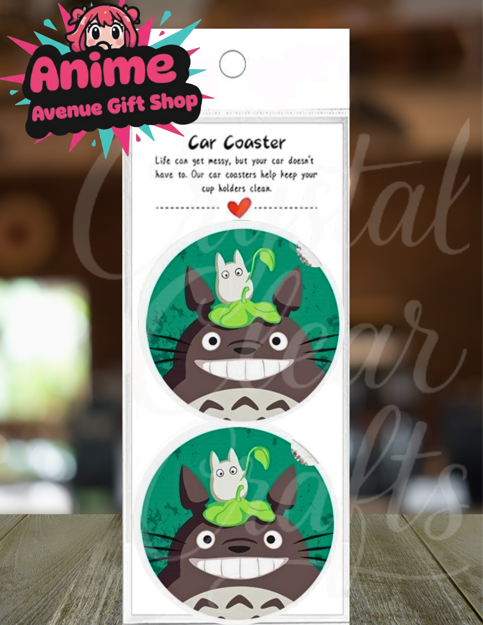 Anime Inspired Car Coasters