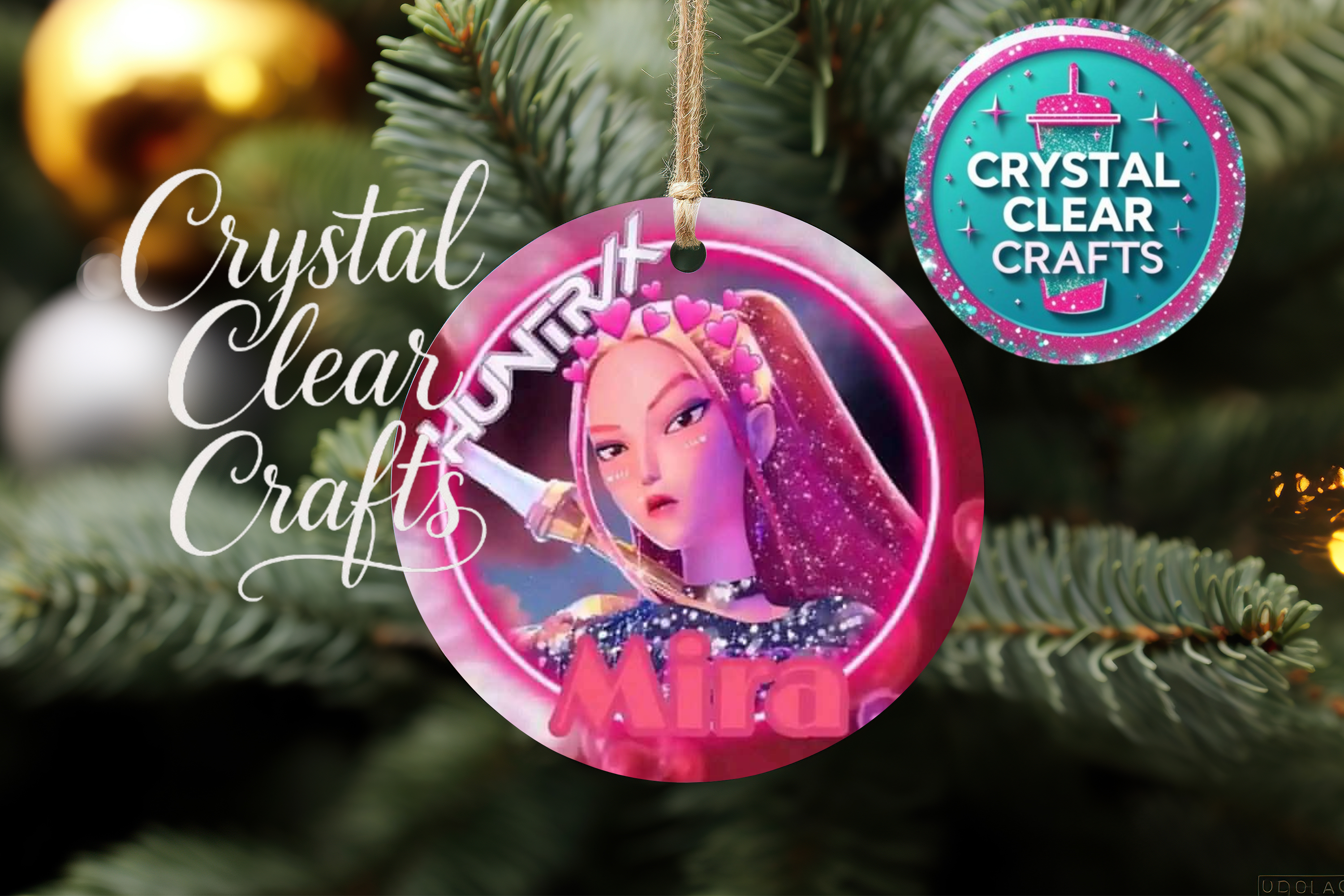 Anime Inspired Christmas Ornament