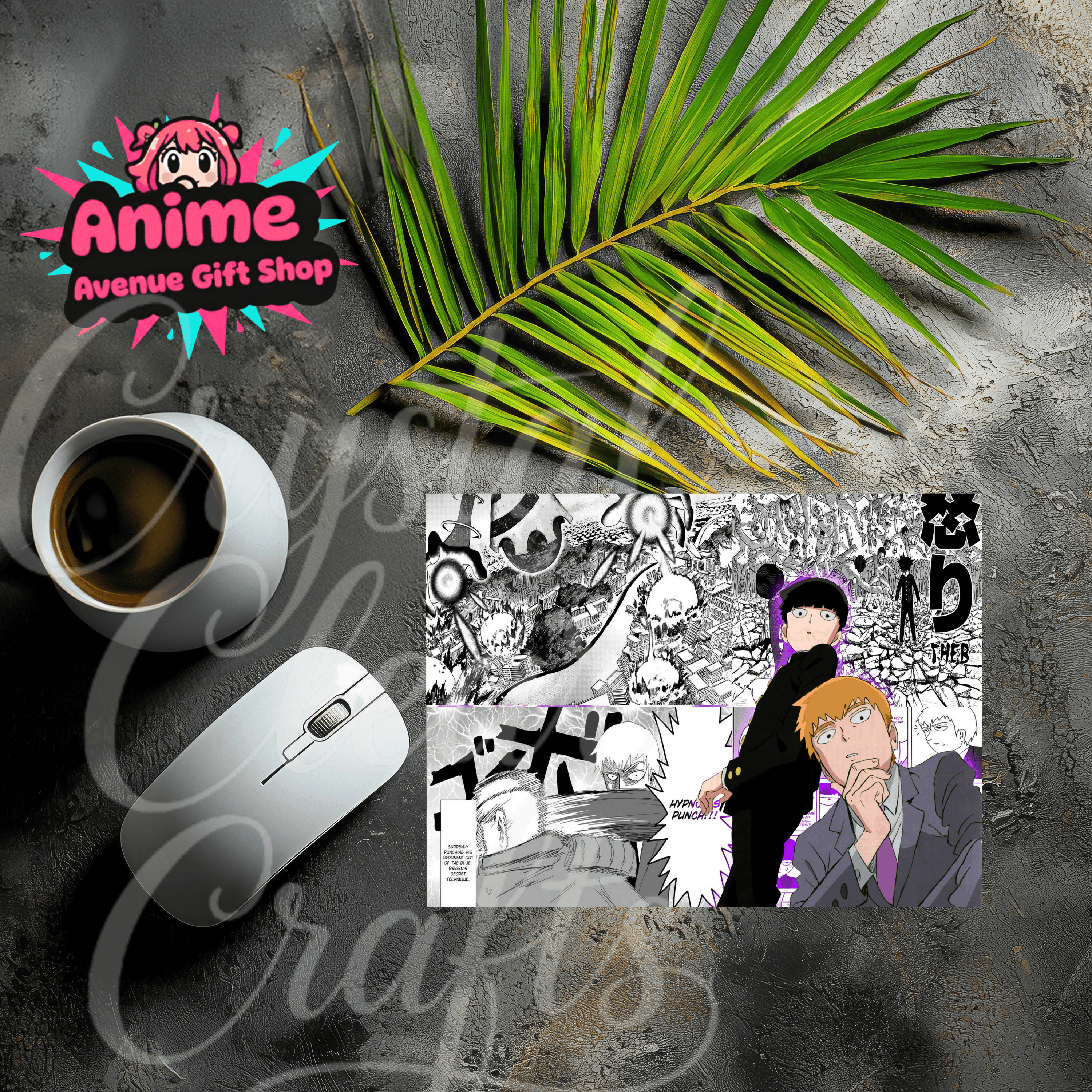 Chainsaw Man Manga Mouse Pad