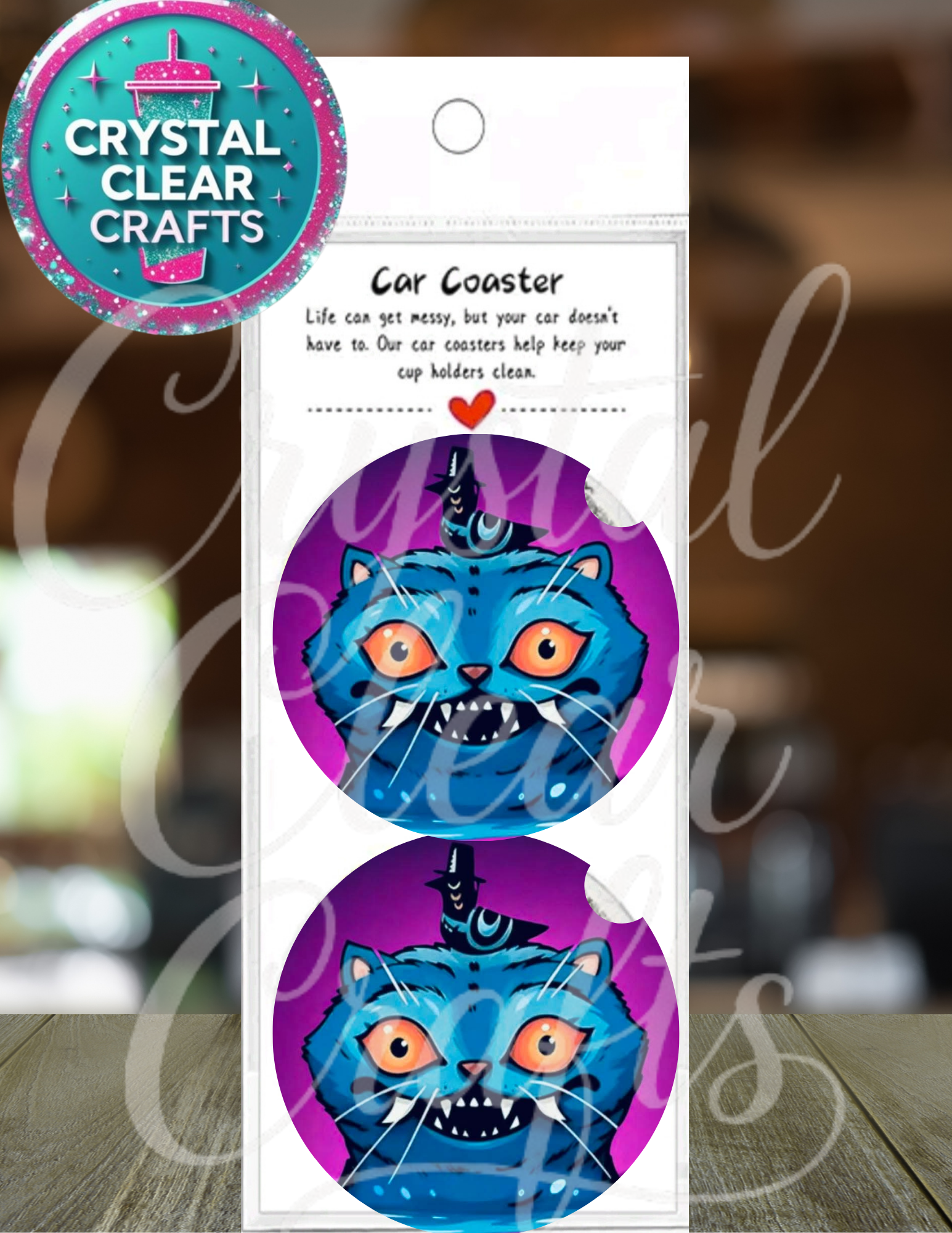 Anime Inspired Car Coasters