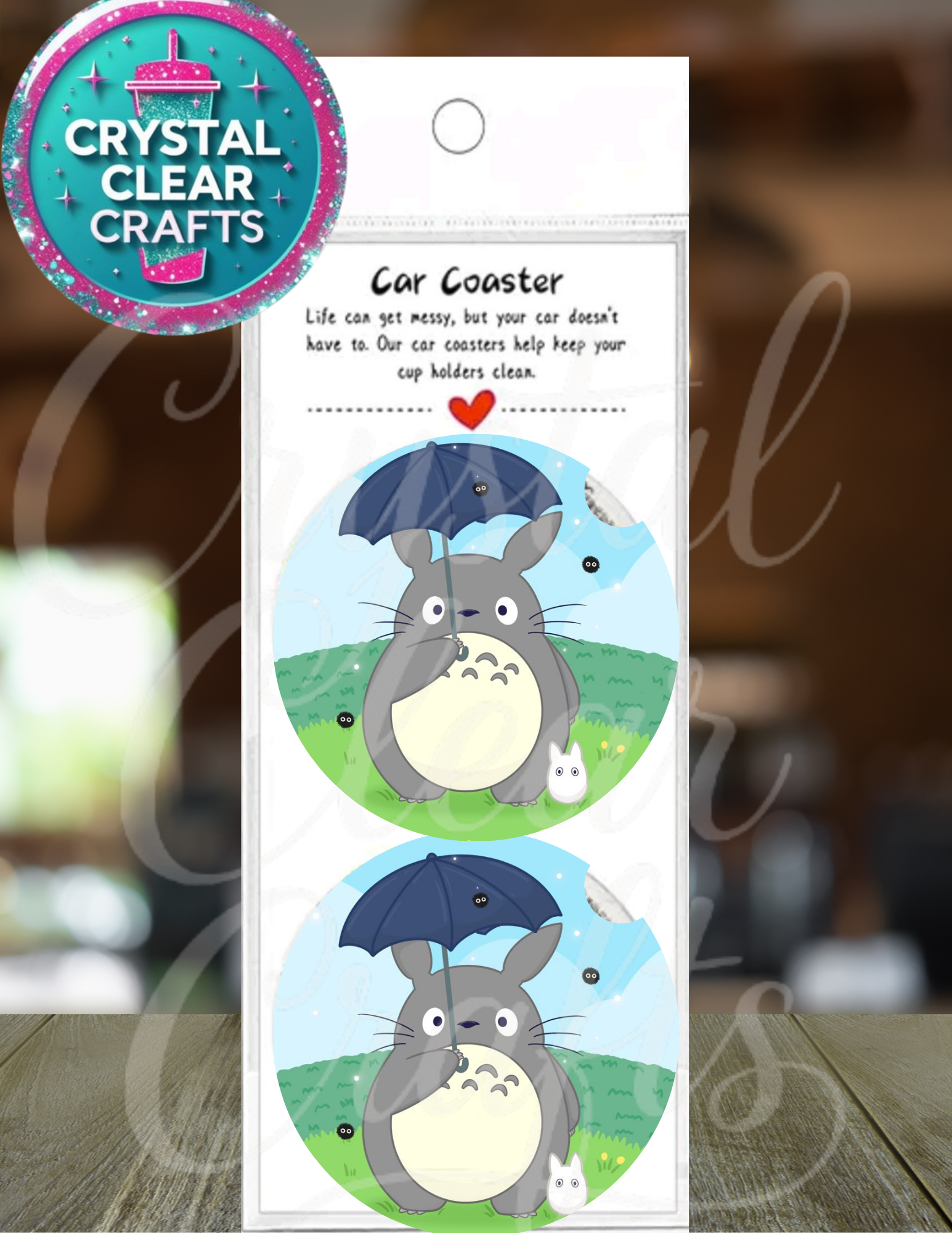 Anime Inspired Car Coasters