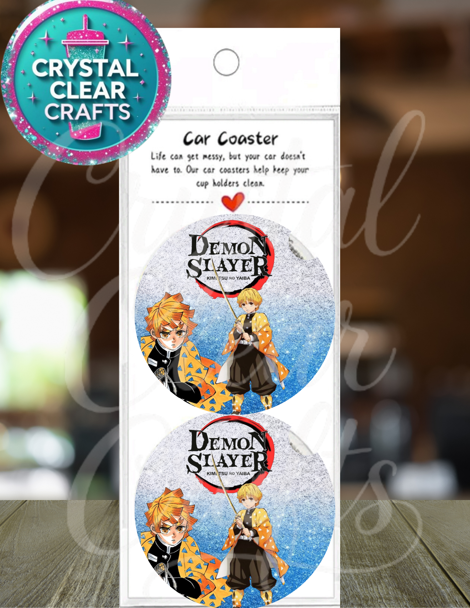 Anime Inspired Car Coaster Set