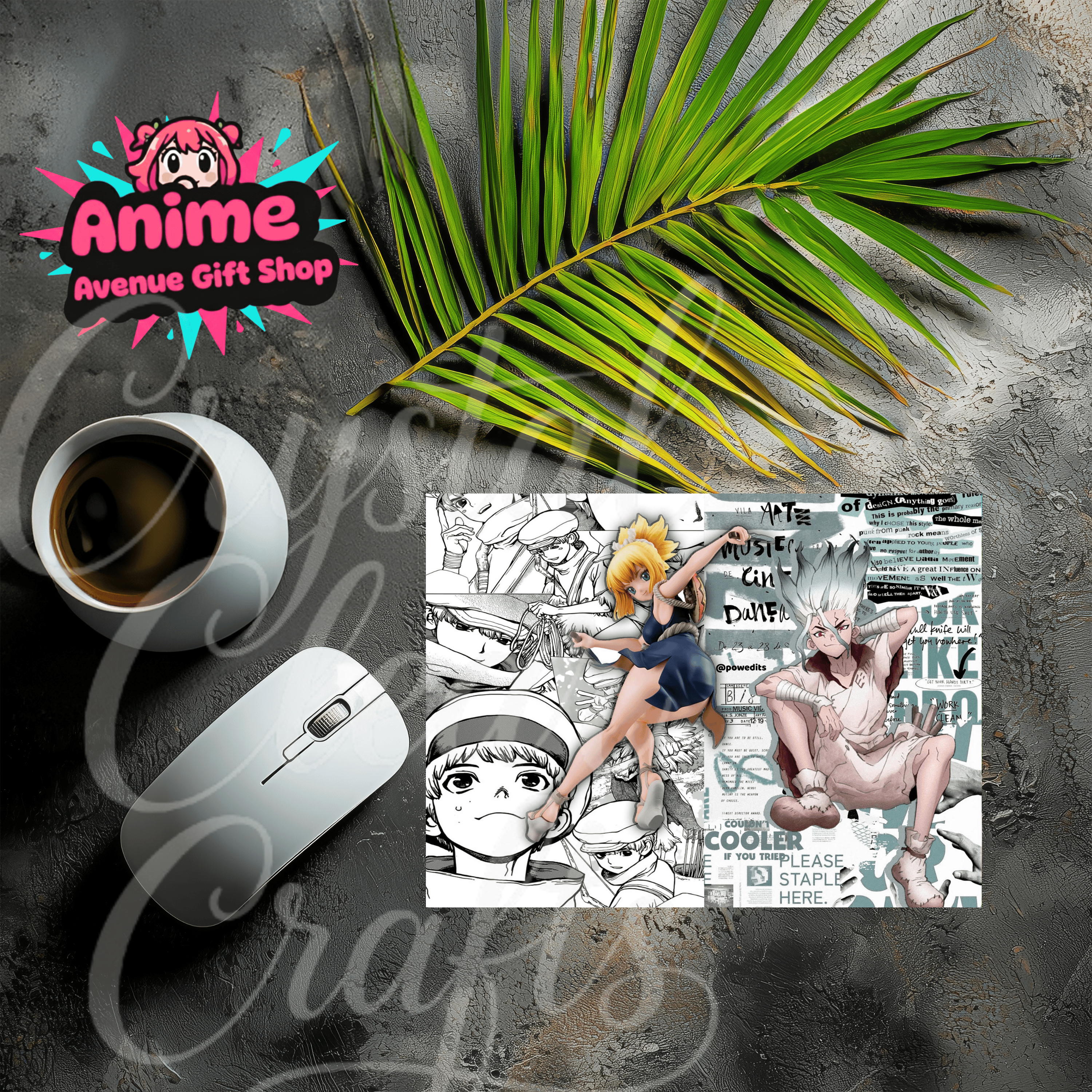 Anime Character Mouse Pad