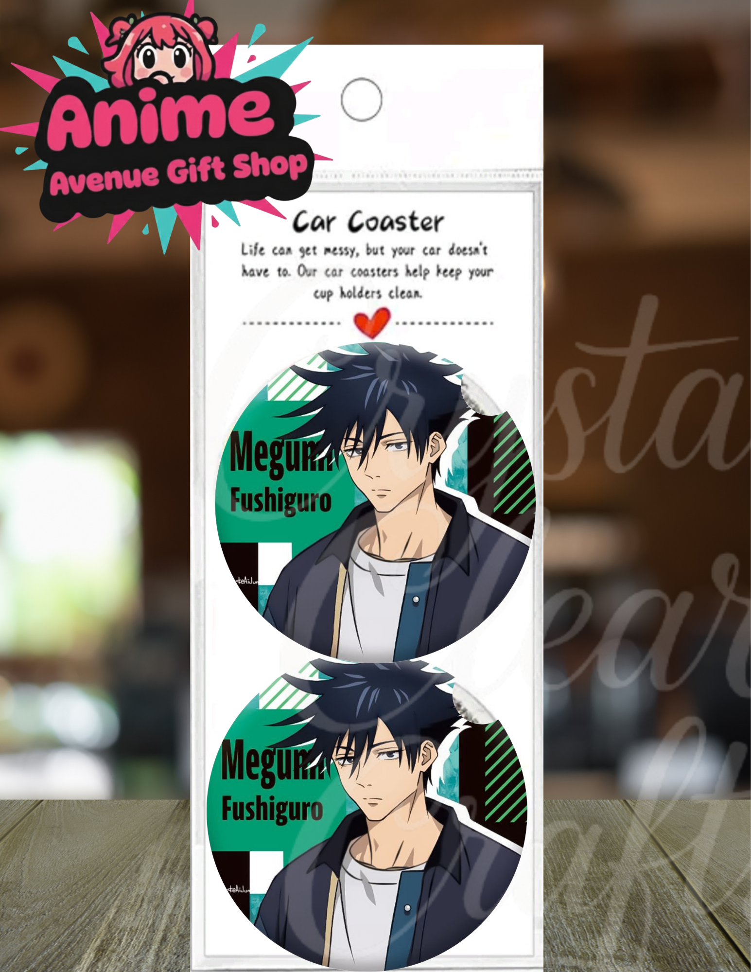 Anime Inspired Car Coaster Set