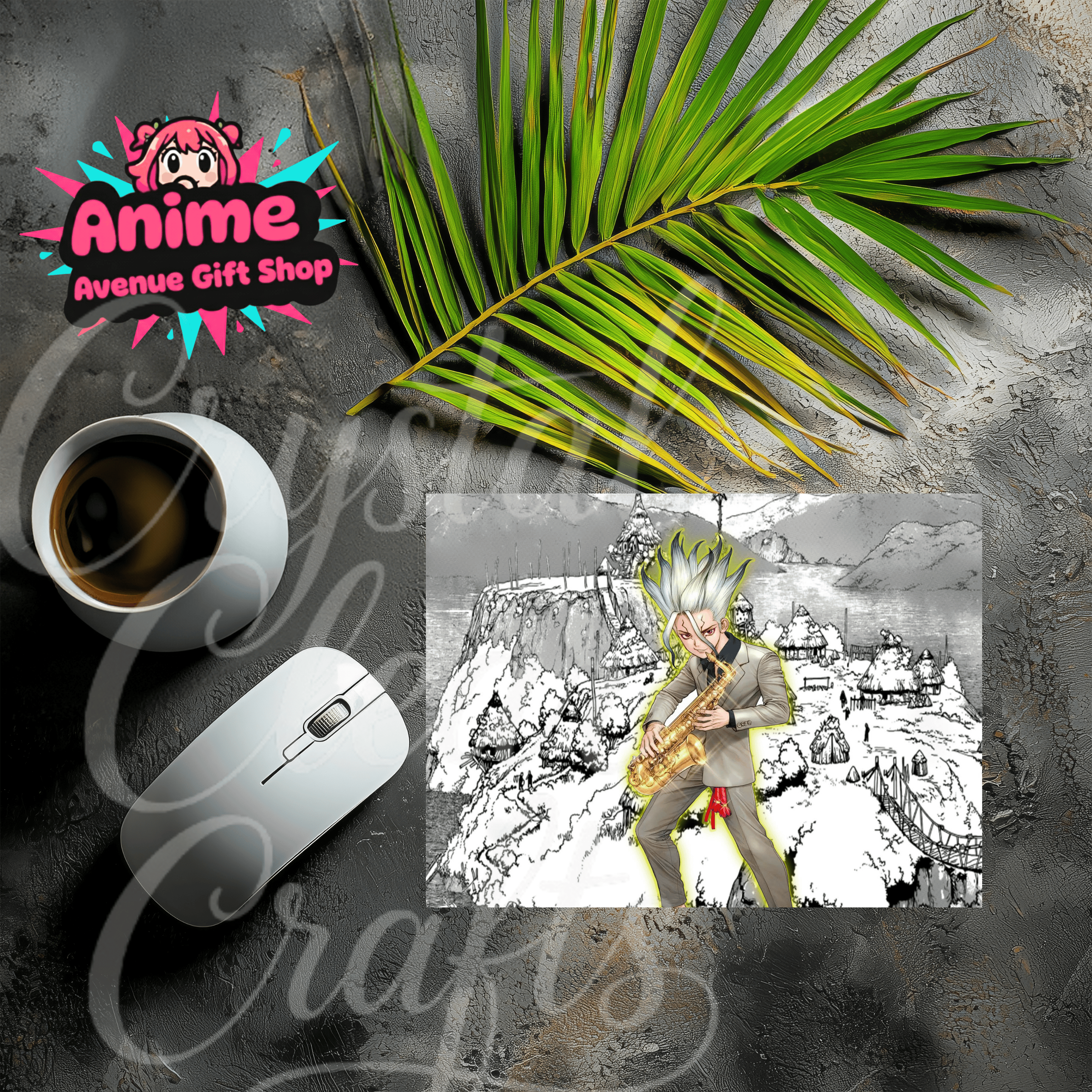 Anime Saxophone Mousepad