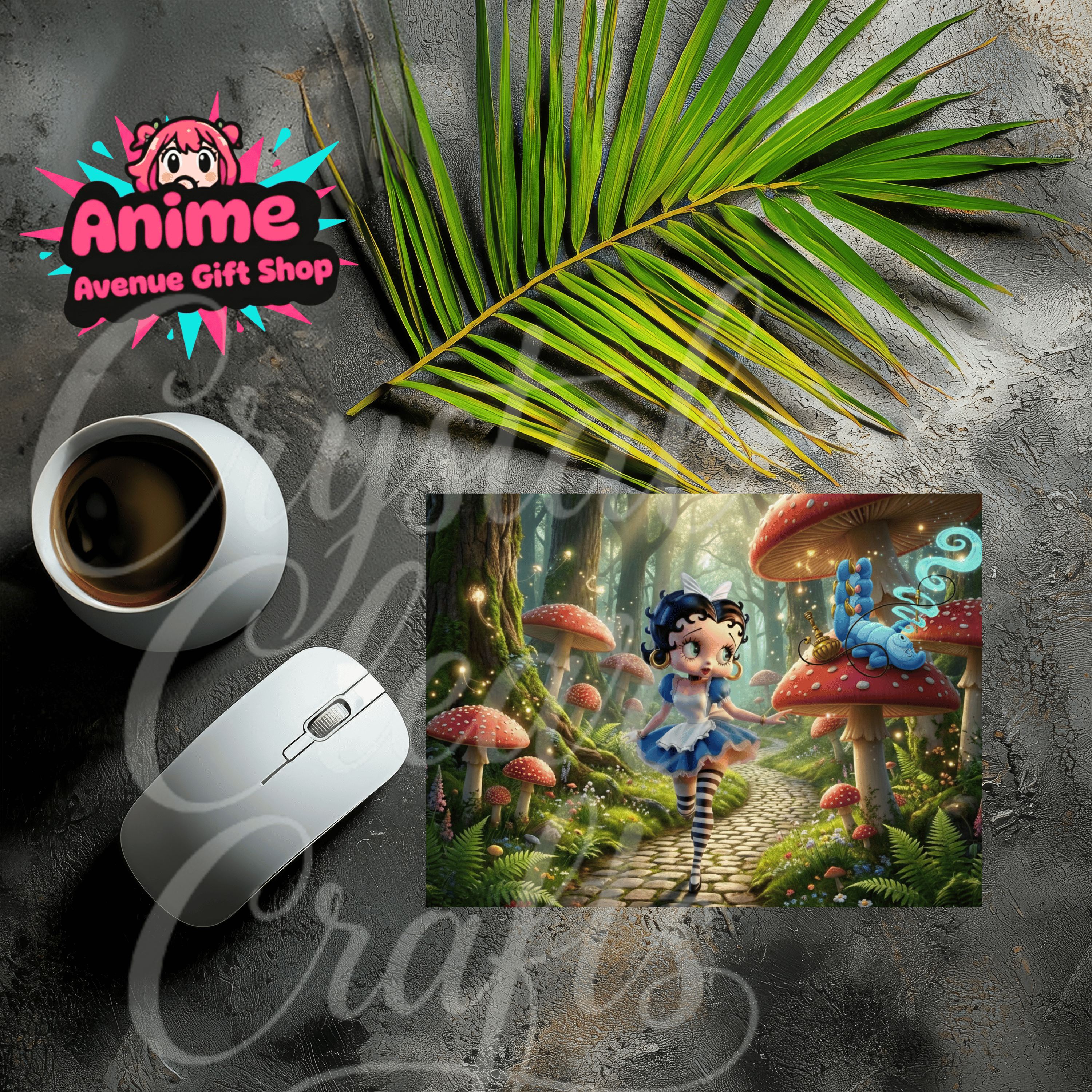 Anime Alice in Wonderland Mousepad