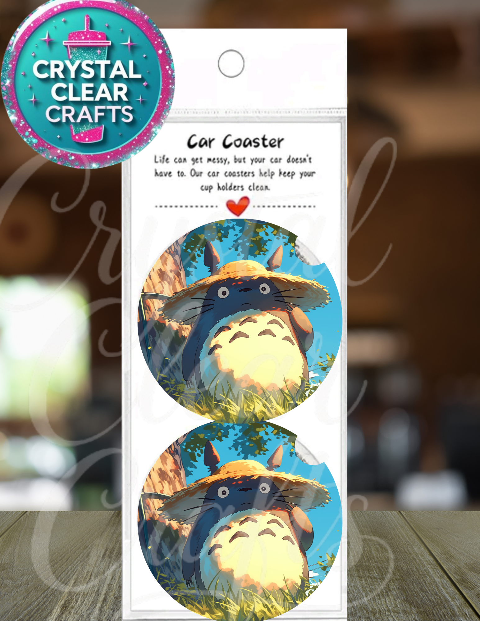 Anime Inspired Car Coasters