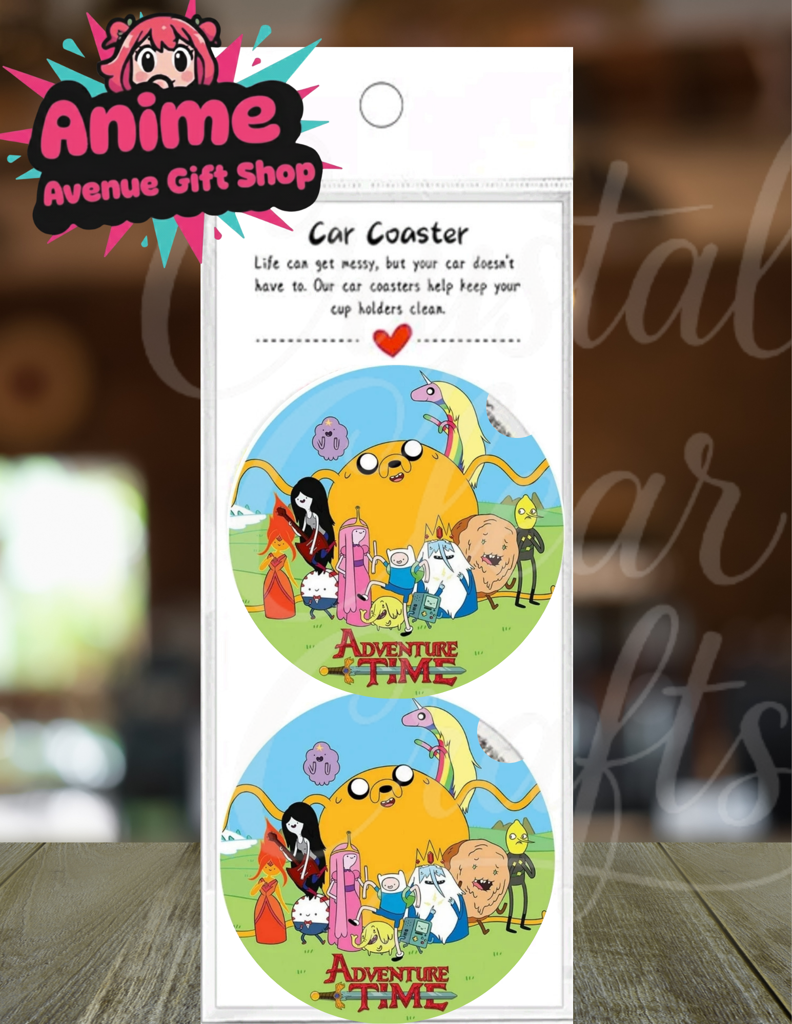 Anime Inspired Car Coaster